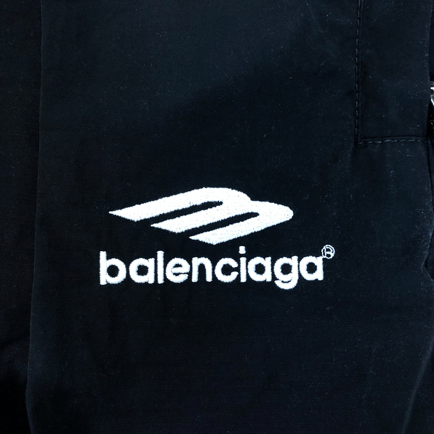 Balenciaga Black Logo Track Pants Size XXS