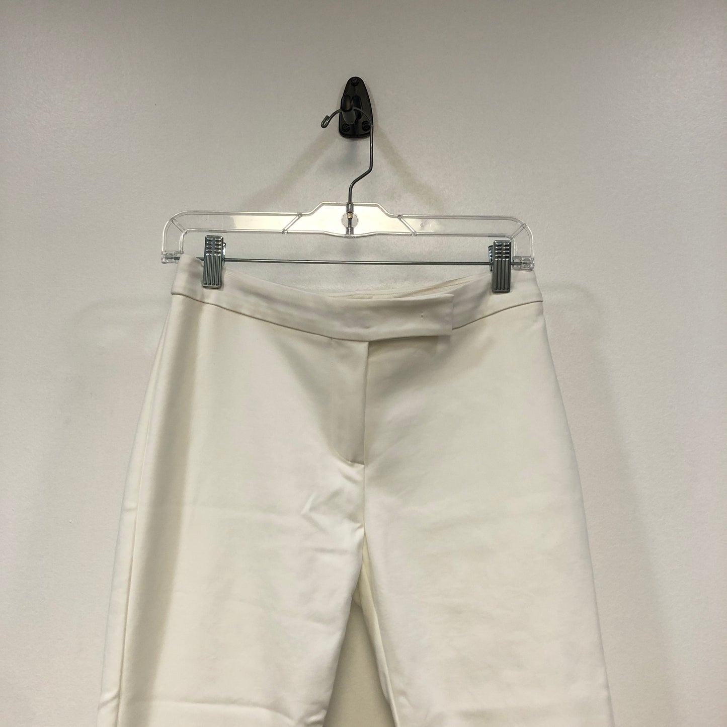 MaxMara Shine!  White Cropped Slim Trousers Size US 4