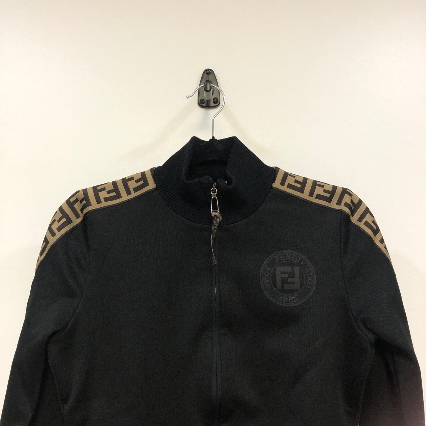 Fendi Black FF Trim Tracksuit Set