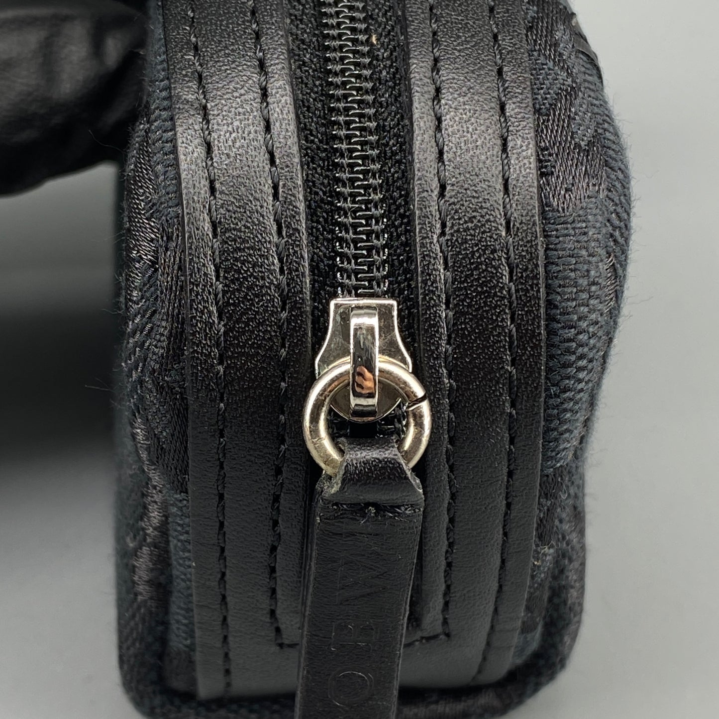 Loewe Black Anagram Jacquard Mini Zip Coin Pouch