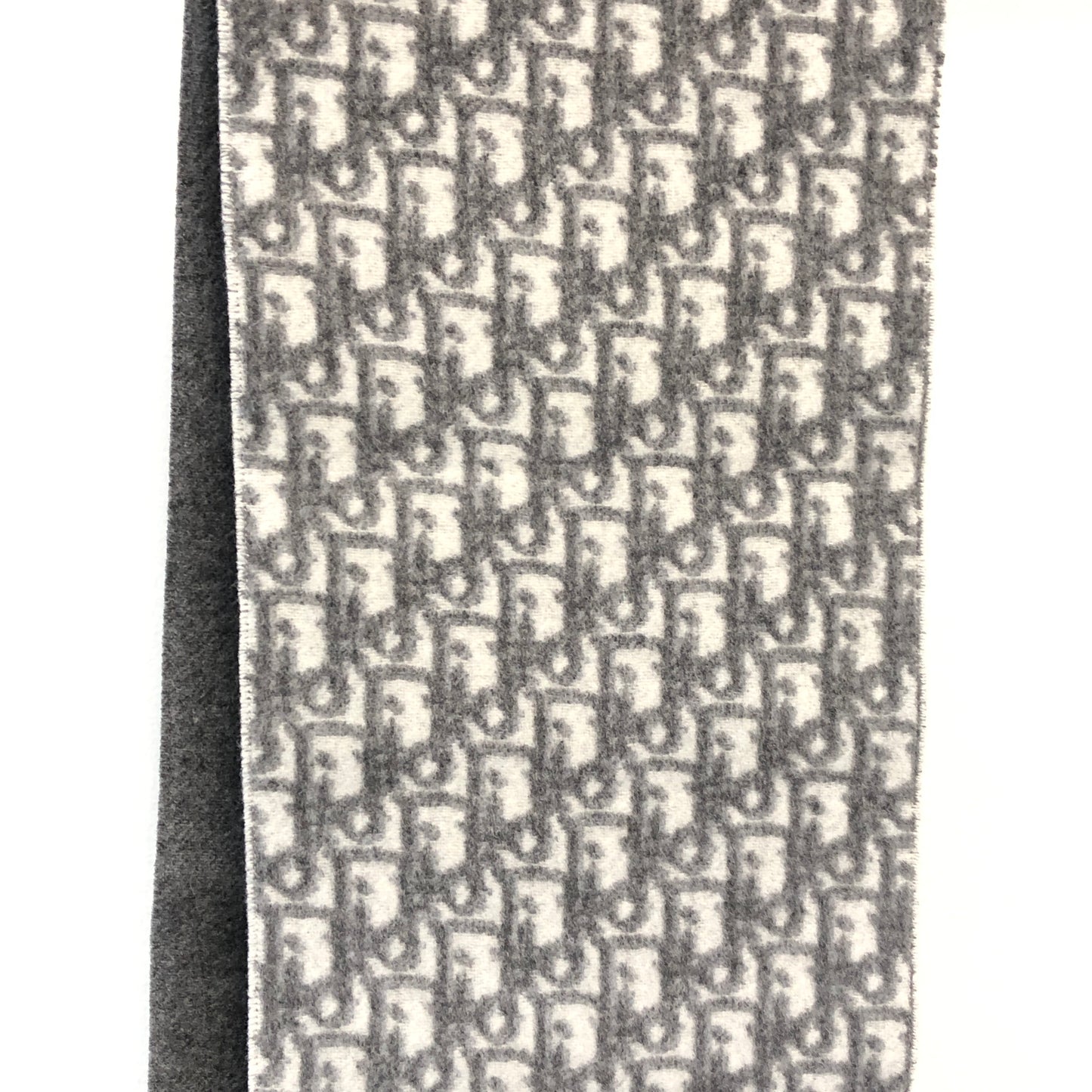 Dior Oblique Scarf Grey New with Box