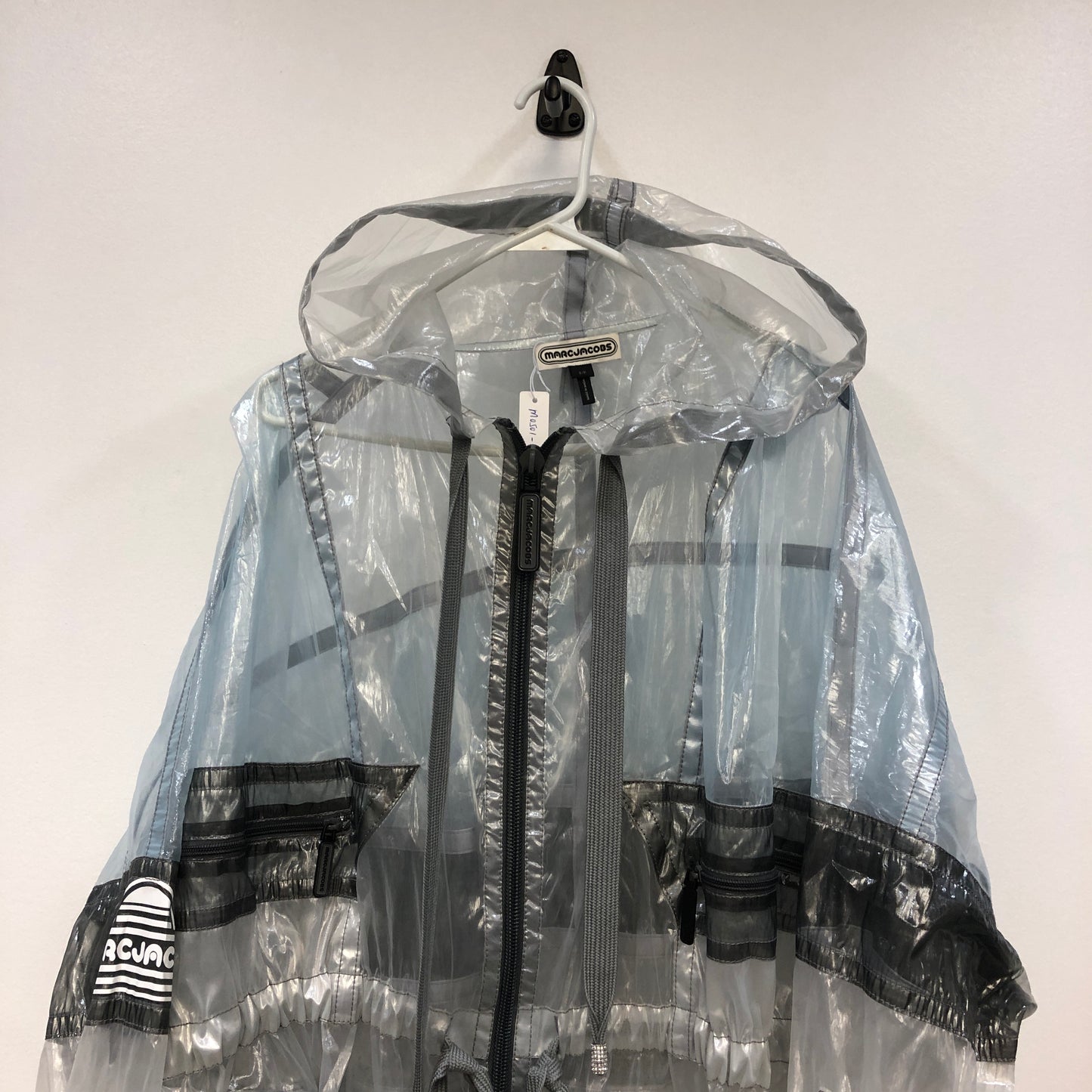 Marc Jacobs Transparent Hooded Jacket Size S