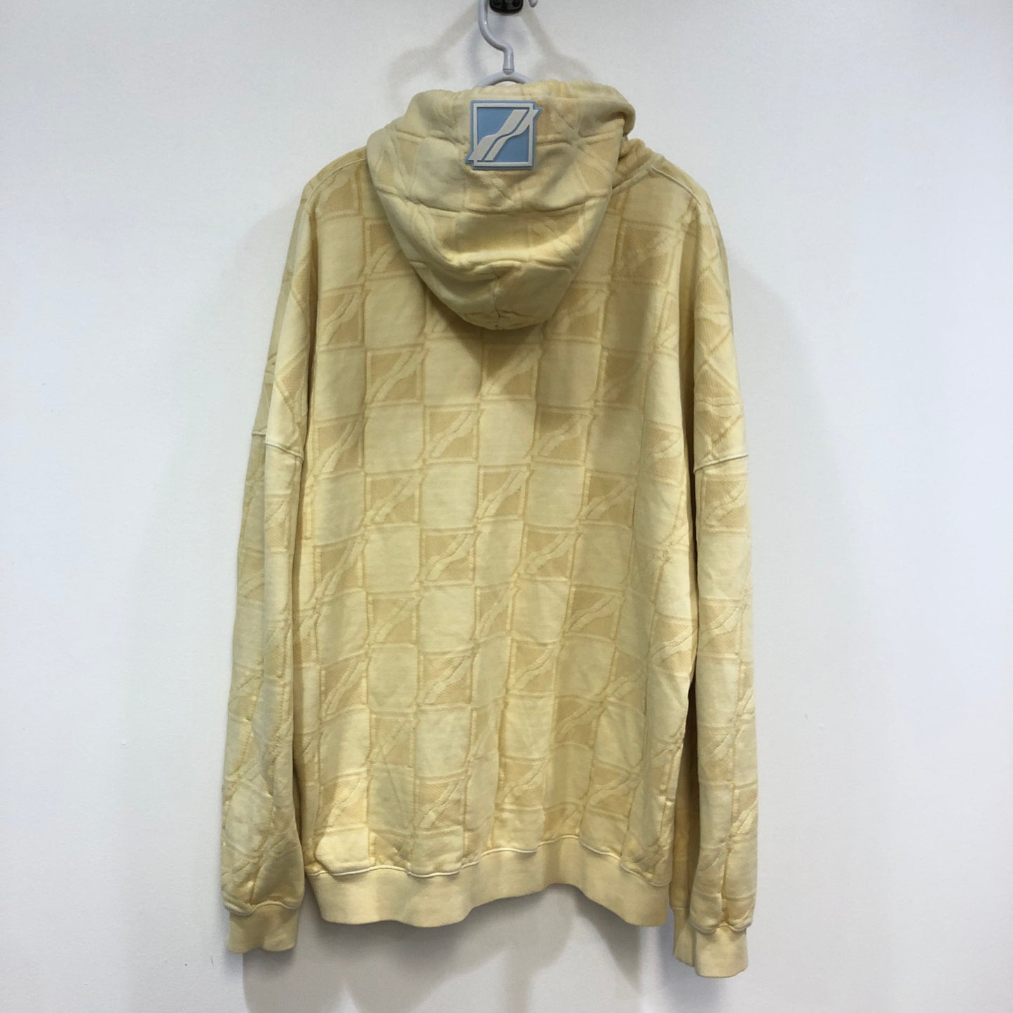 We11done Jacquard Hoodie Size L Yellow