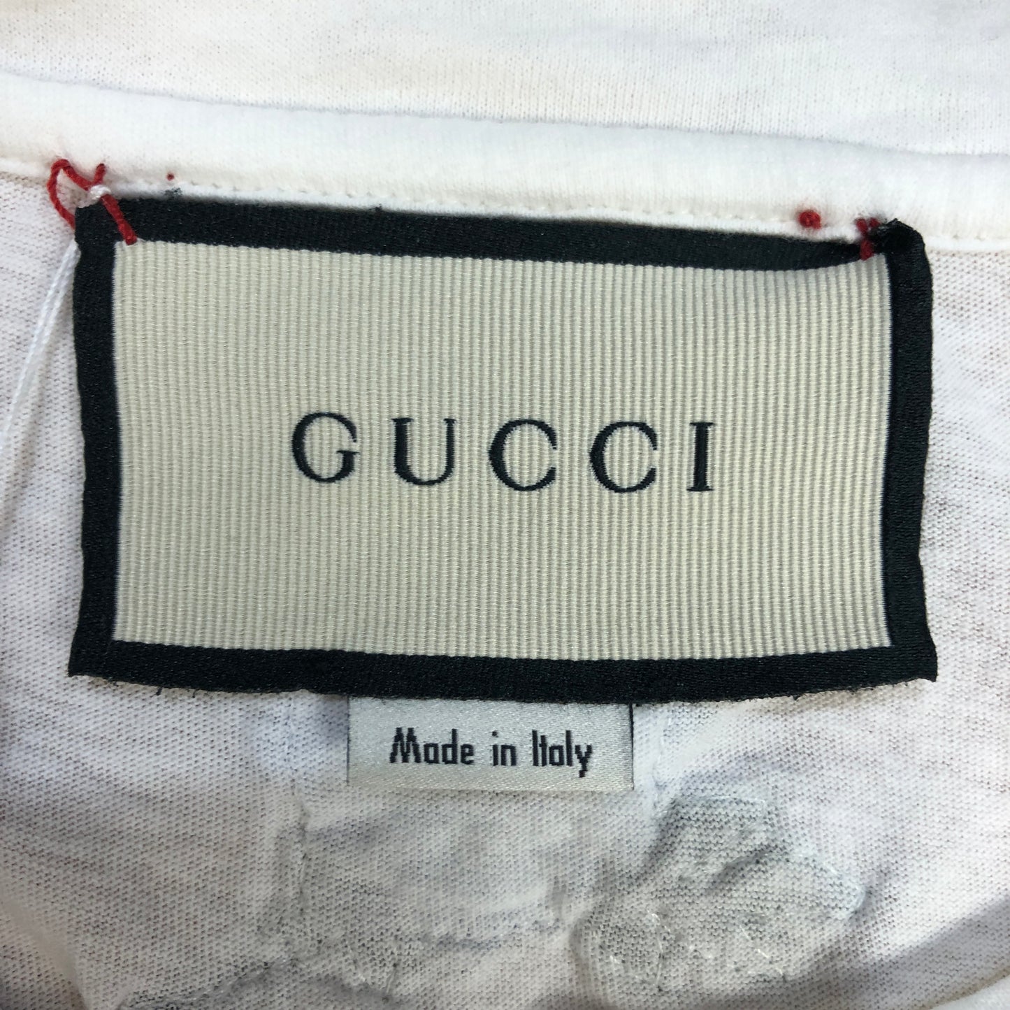 Gucci White Web Stripe & Floral Print T-Shirt Size XS