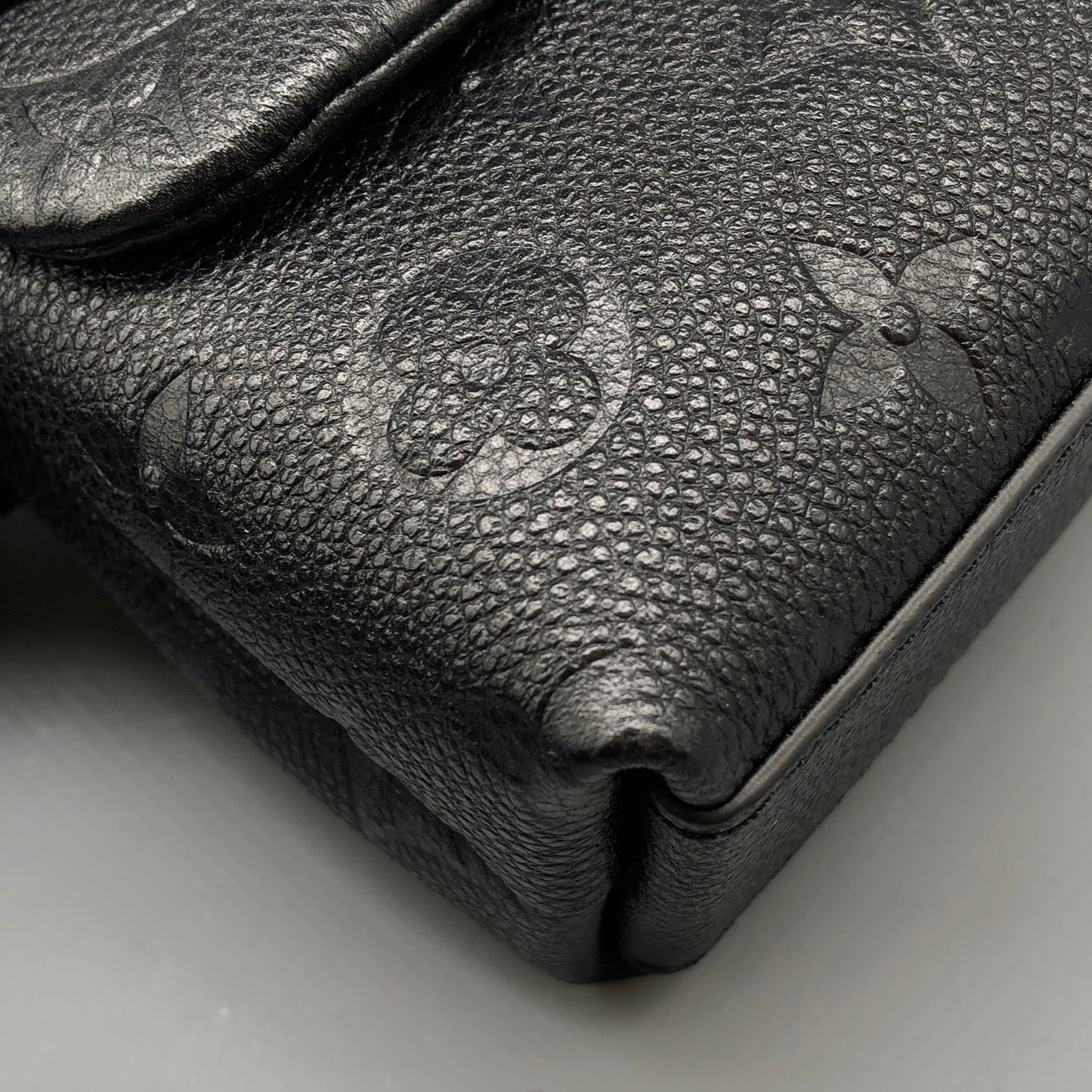 Louis Vuitton Madeleine Nano Monogram Empreinte Shoulder Bag Black