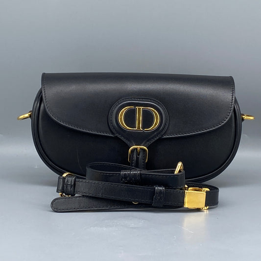 Christian Dior Bobby East-West Smooth Black Calfskin Shoulder Bag