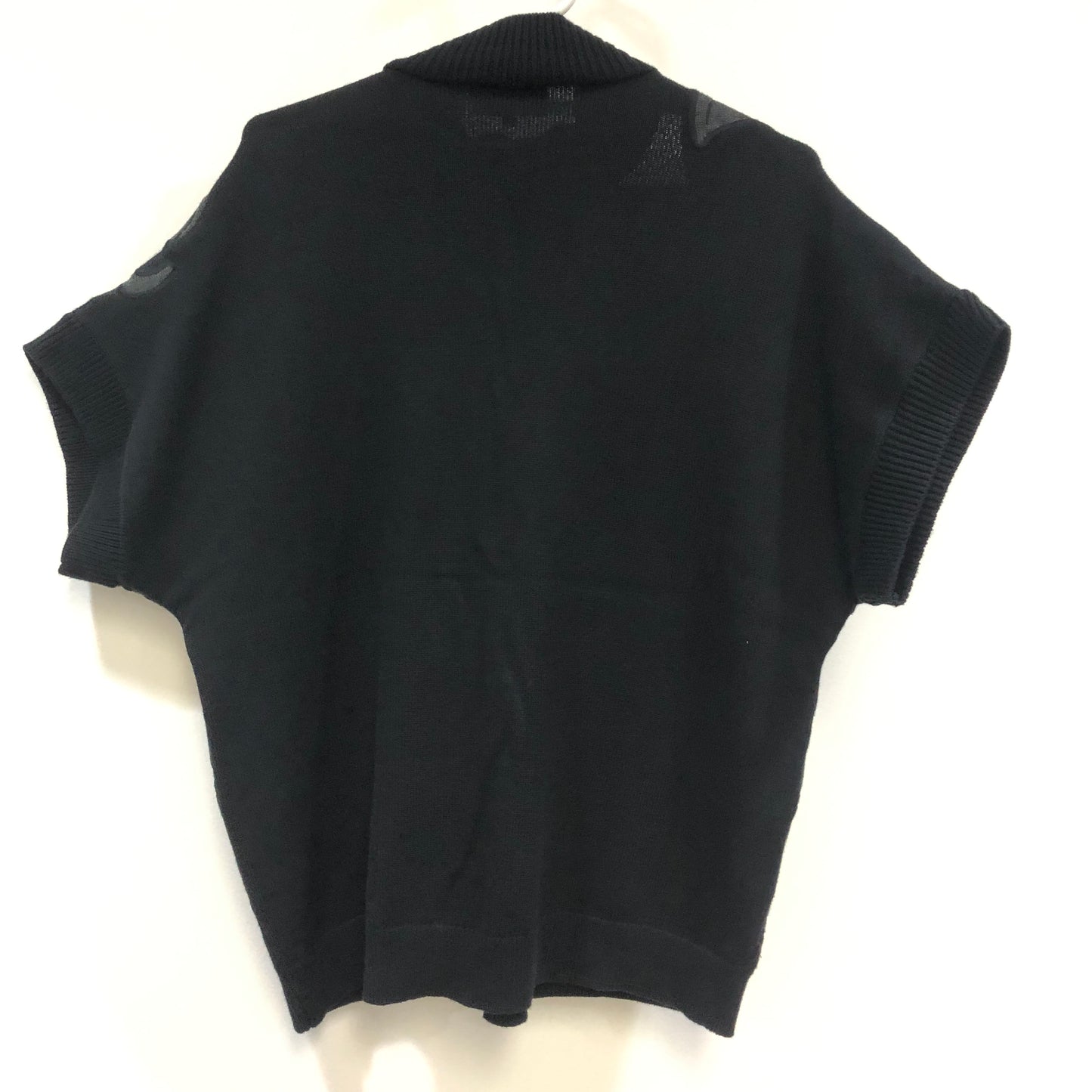 3.1 Phillip Lim Floral Jacquard Knit Top Size S Black/Grey