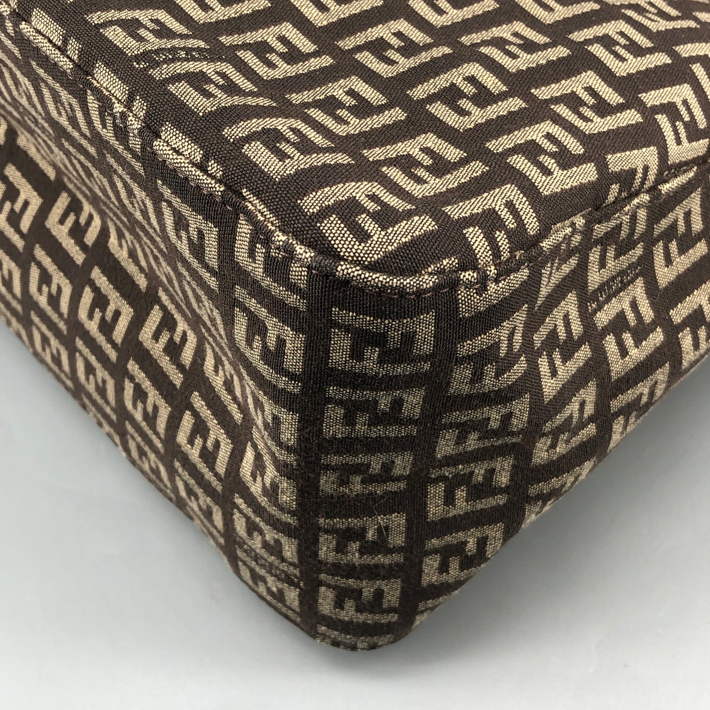 Fendi Zucca Shoulder Bag Brown