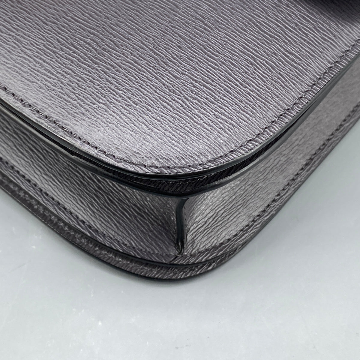 Celine Medium Liege Calfskin Classic Box Bag Deep Grey