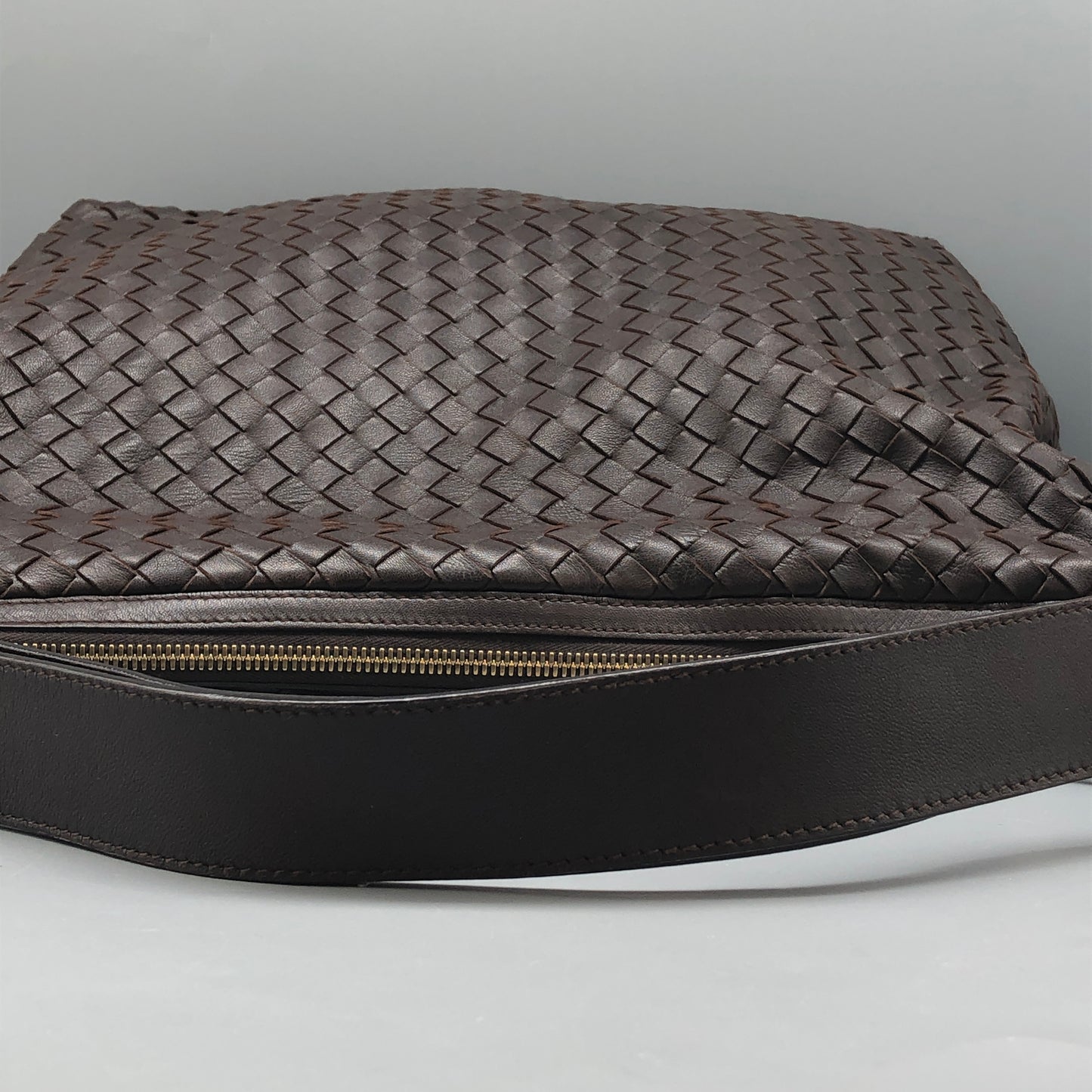 Bottega Veneta Nappa Intrecciato Brown Hobo Bag