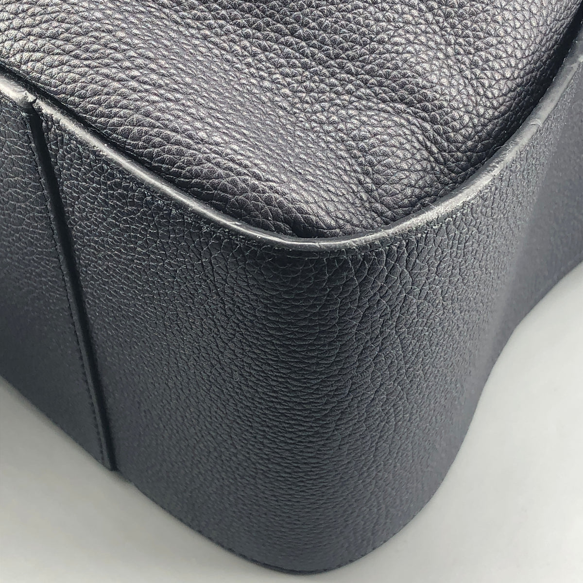 Loewe  Dark Blue Hammock Grained Leather Shoulder Bag