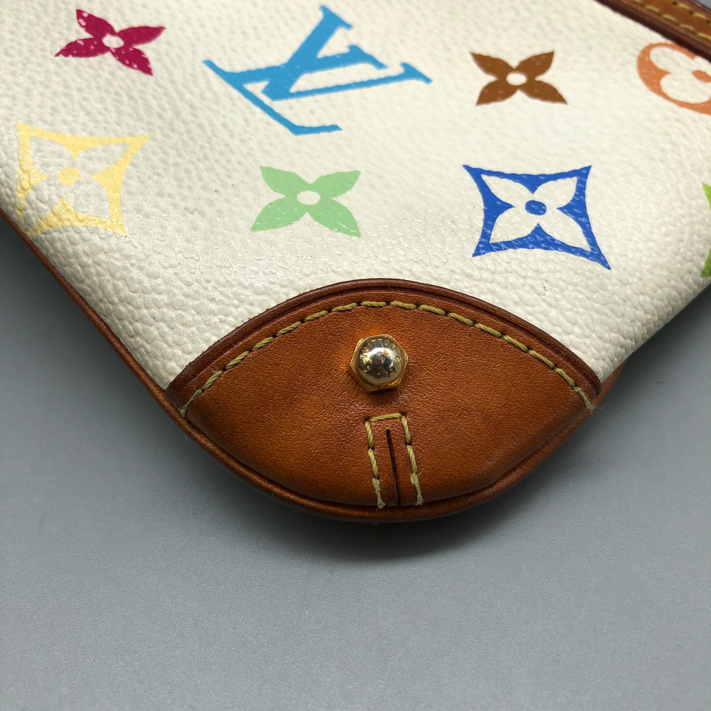 Louis Vuitton Multicolor White Mini Pochette Bag