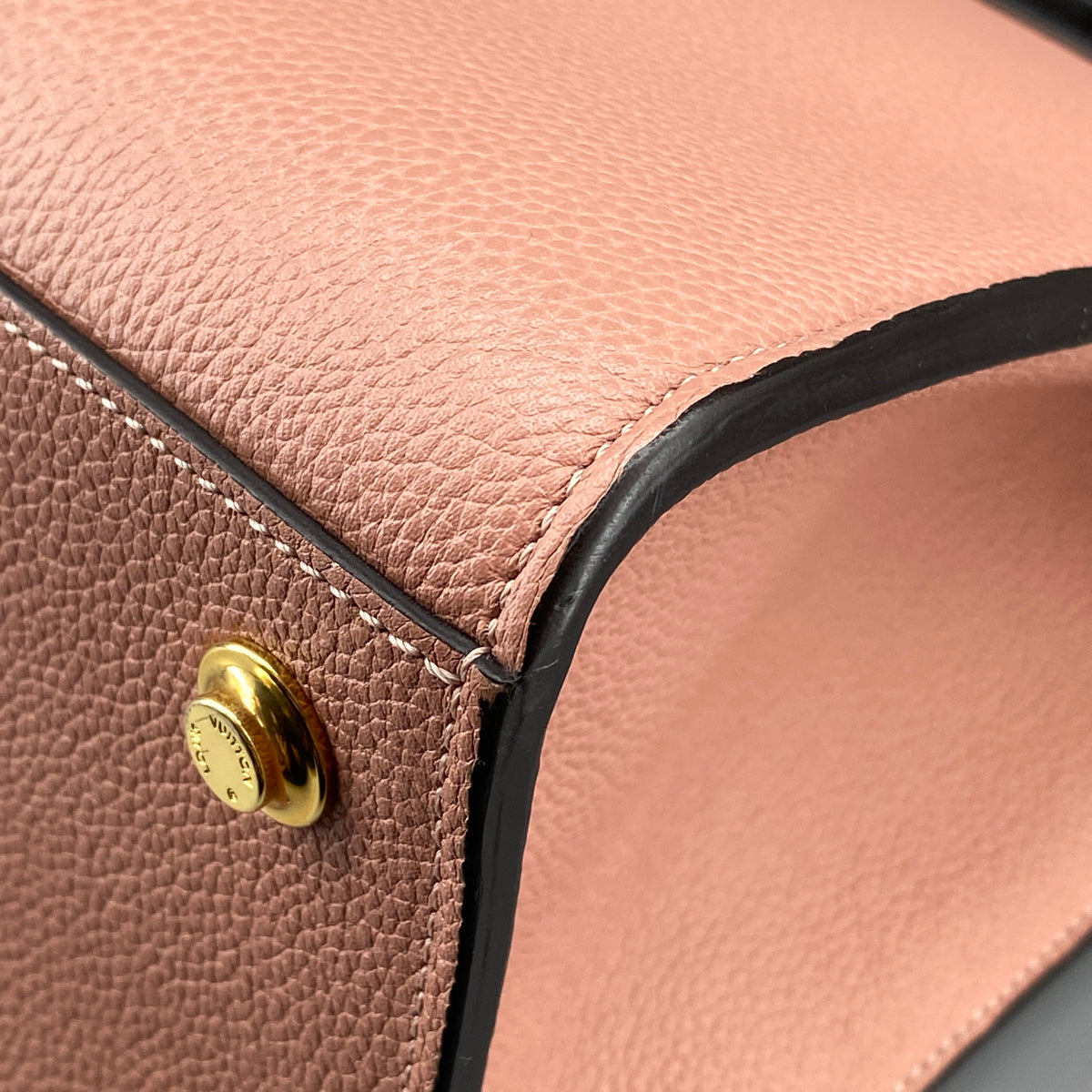 Louis Vuitton City Steamer MM Handbag Pink Black