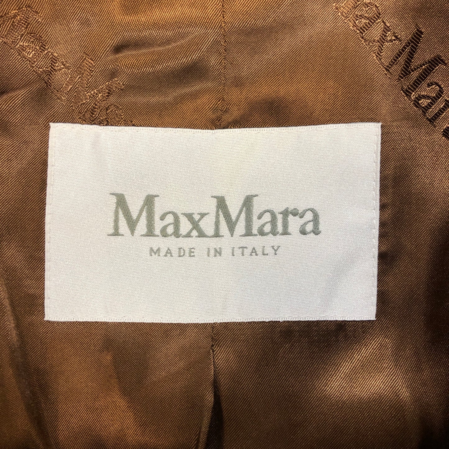 MaxMara Brown Teddy Coat Size S