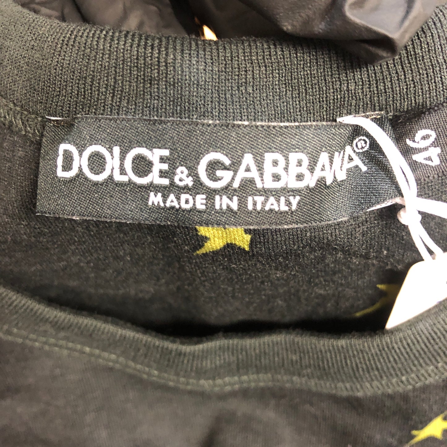 Dolce & Gabbana Black Piano Graphic T-Shirt Size 46