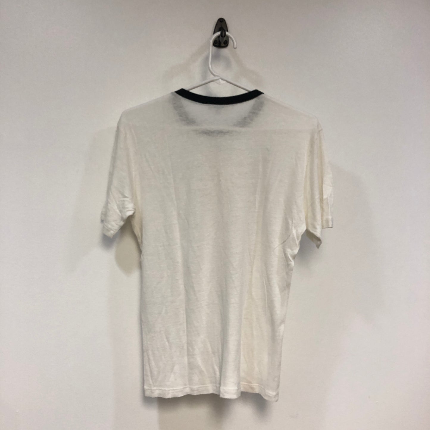 Chanel Clock Motif Short Sleeve T-Shirt Size 36 White & Black