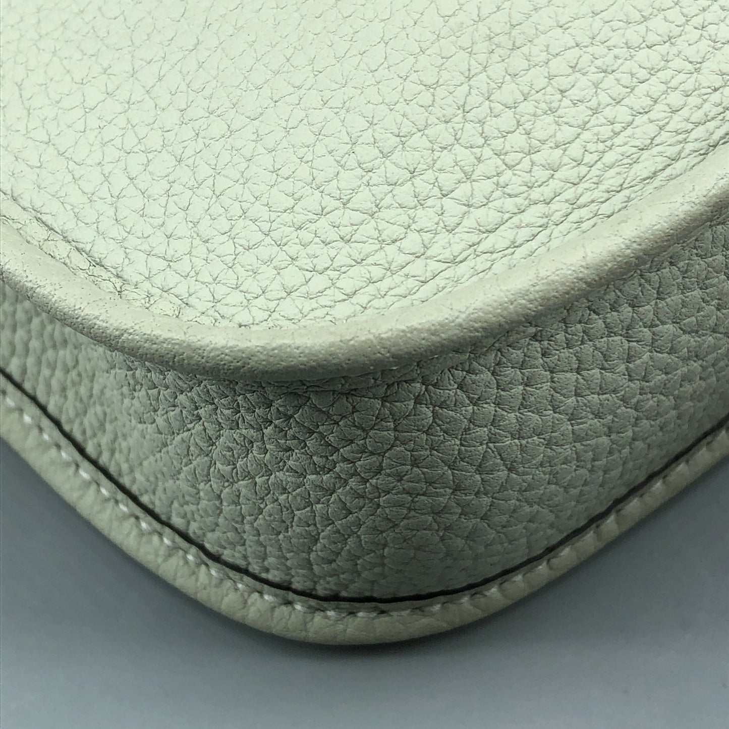 Hermes Mini Evelyne 2024 TPM Light Grey-White tong with Subtle Green Undertone