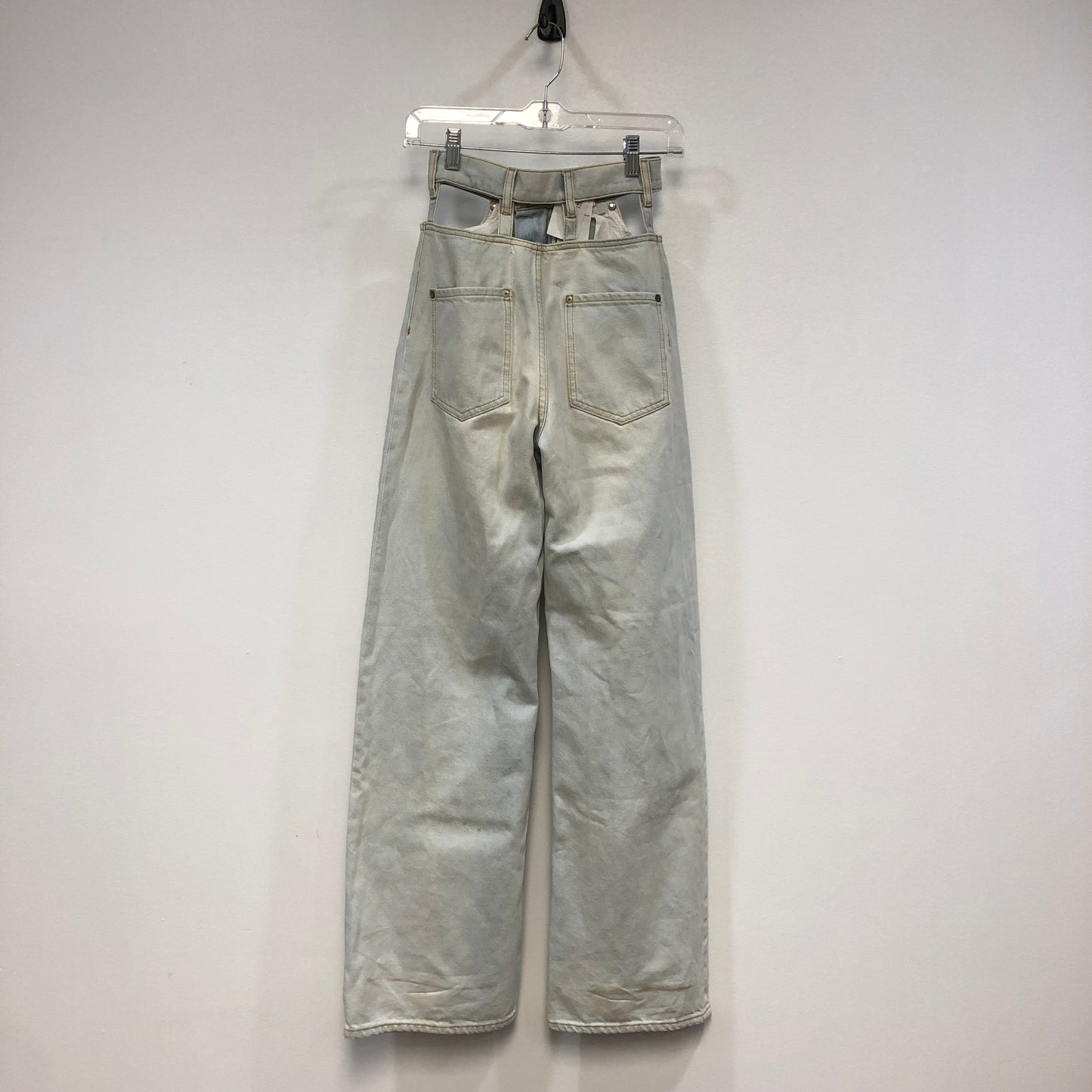 Maison Margiela Cut-Out Wide-Leg Jeans