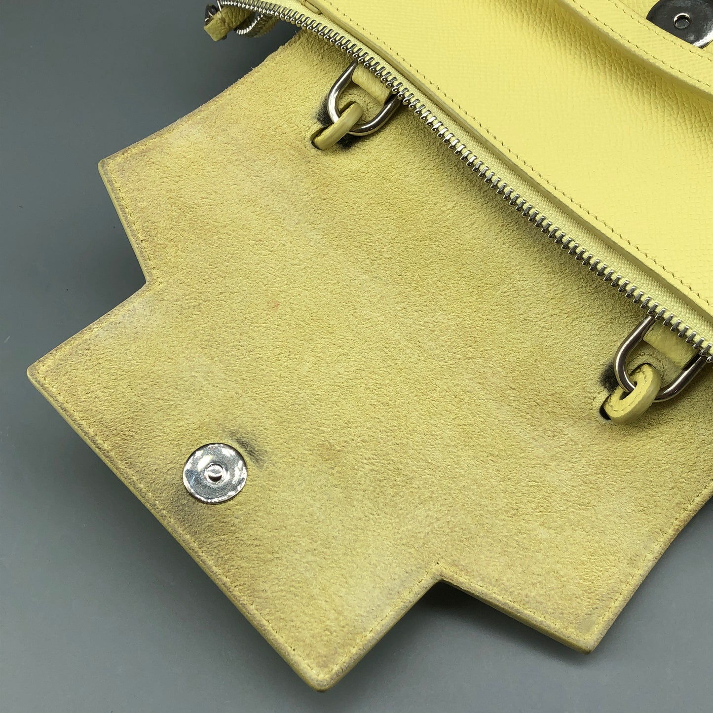 Celine Nano Belt Bag Leather Handbag Light Yellow