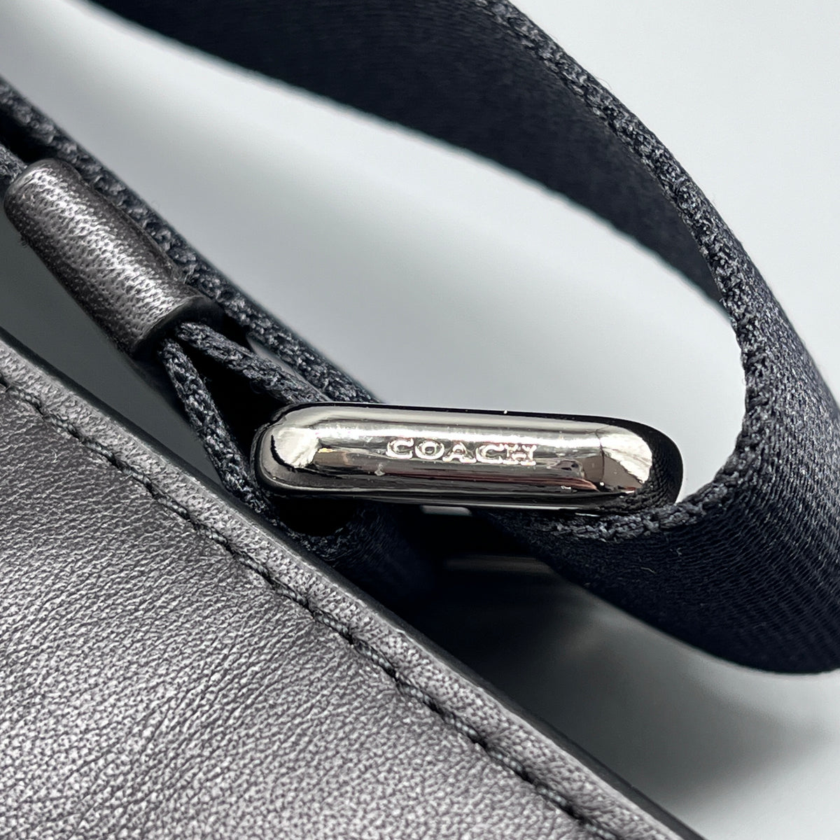 Coach Brown & Black Signature Canvas Crossbody Bag