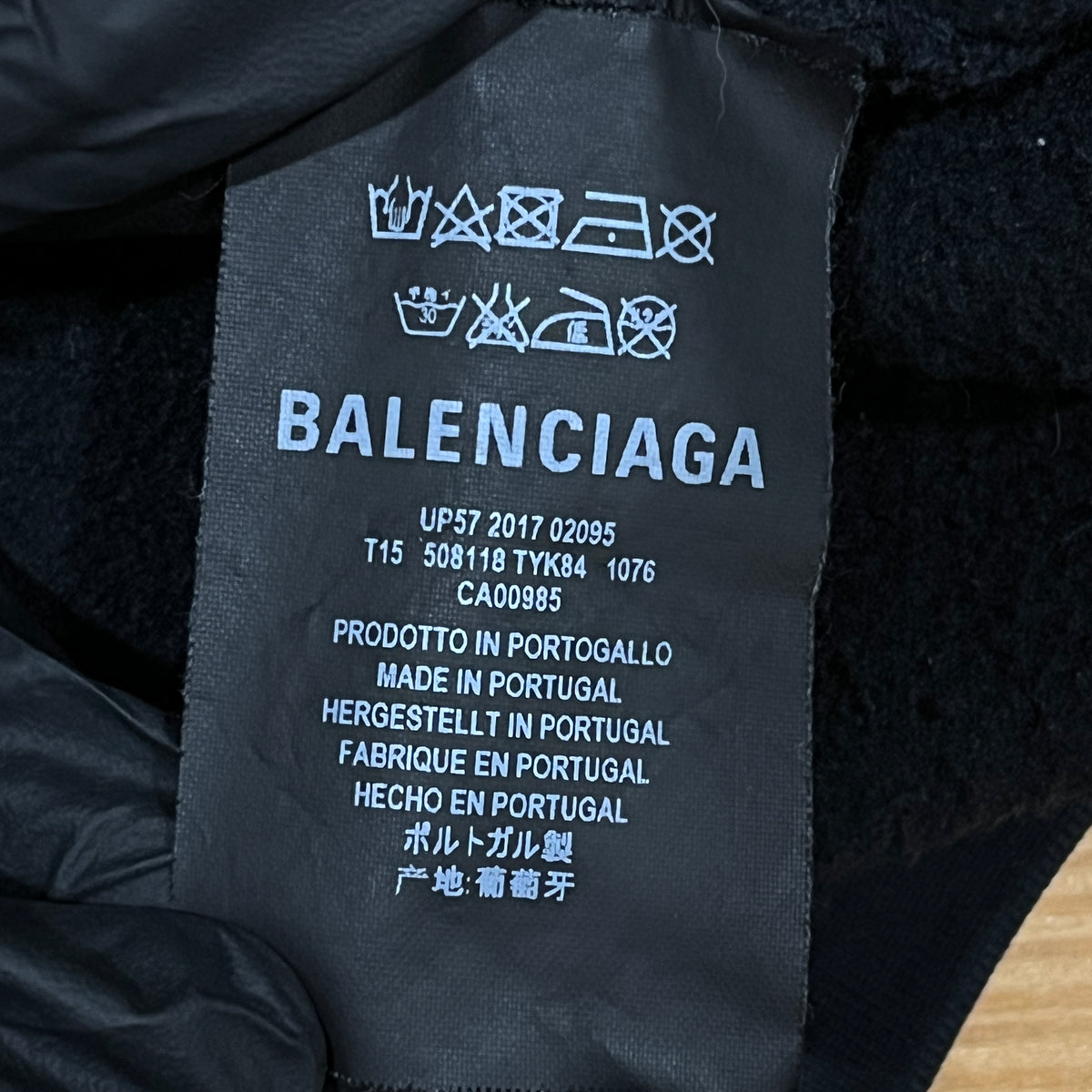 Balenciaga Navy blue  BB Logo Print Pullover Hoodie Size XXL