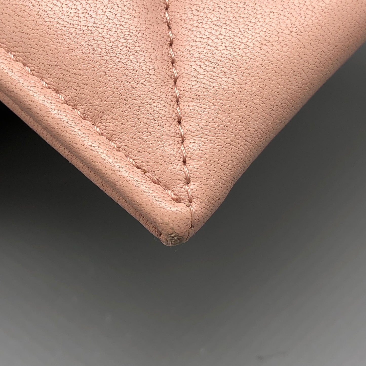 Chanel Blush Pink Quilted Card Holder