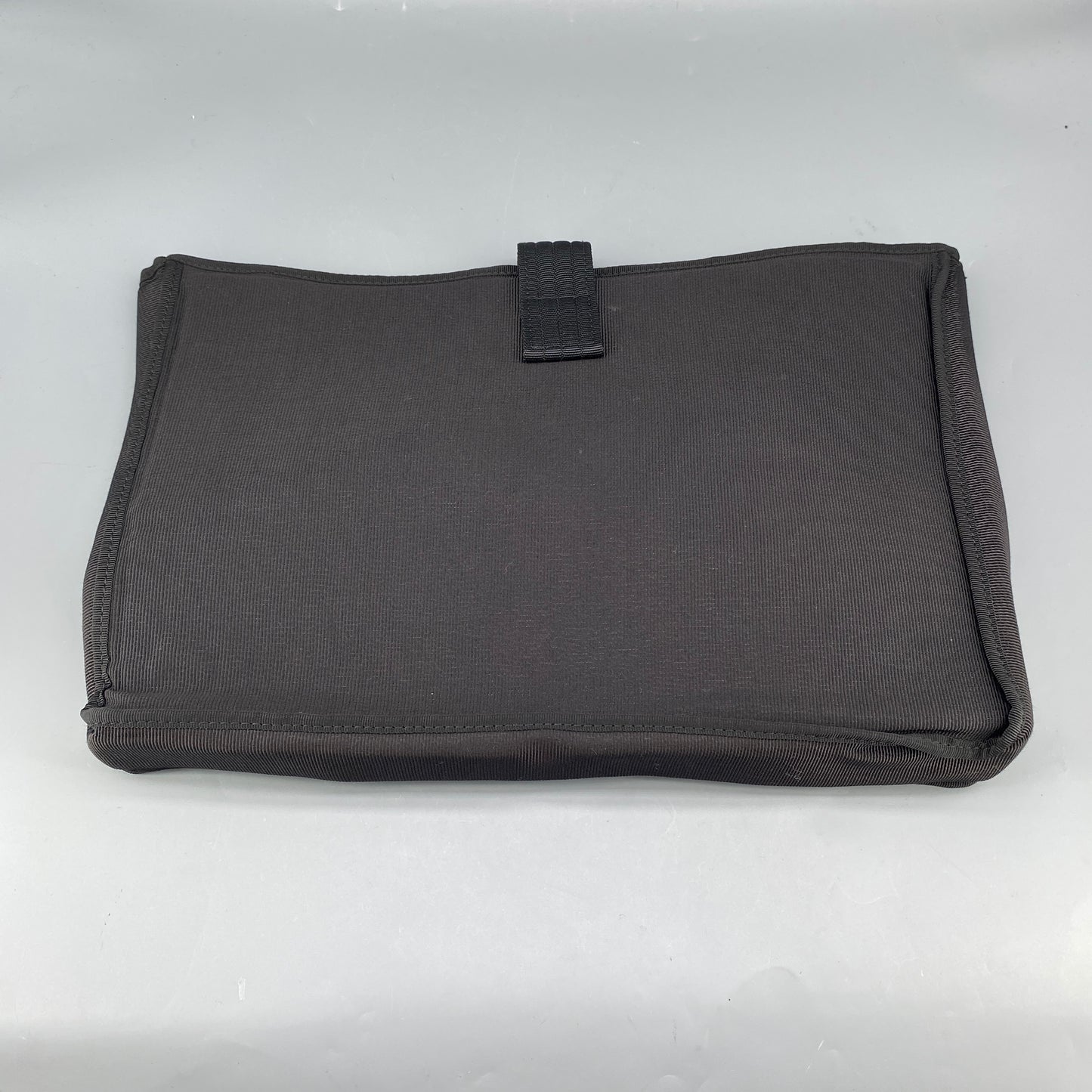 Ferragamo Black Gancini Jacquard Briefcase Business Handbag