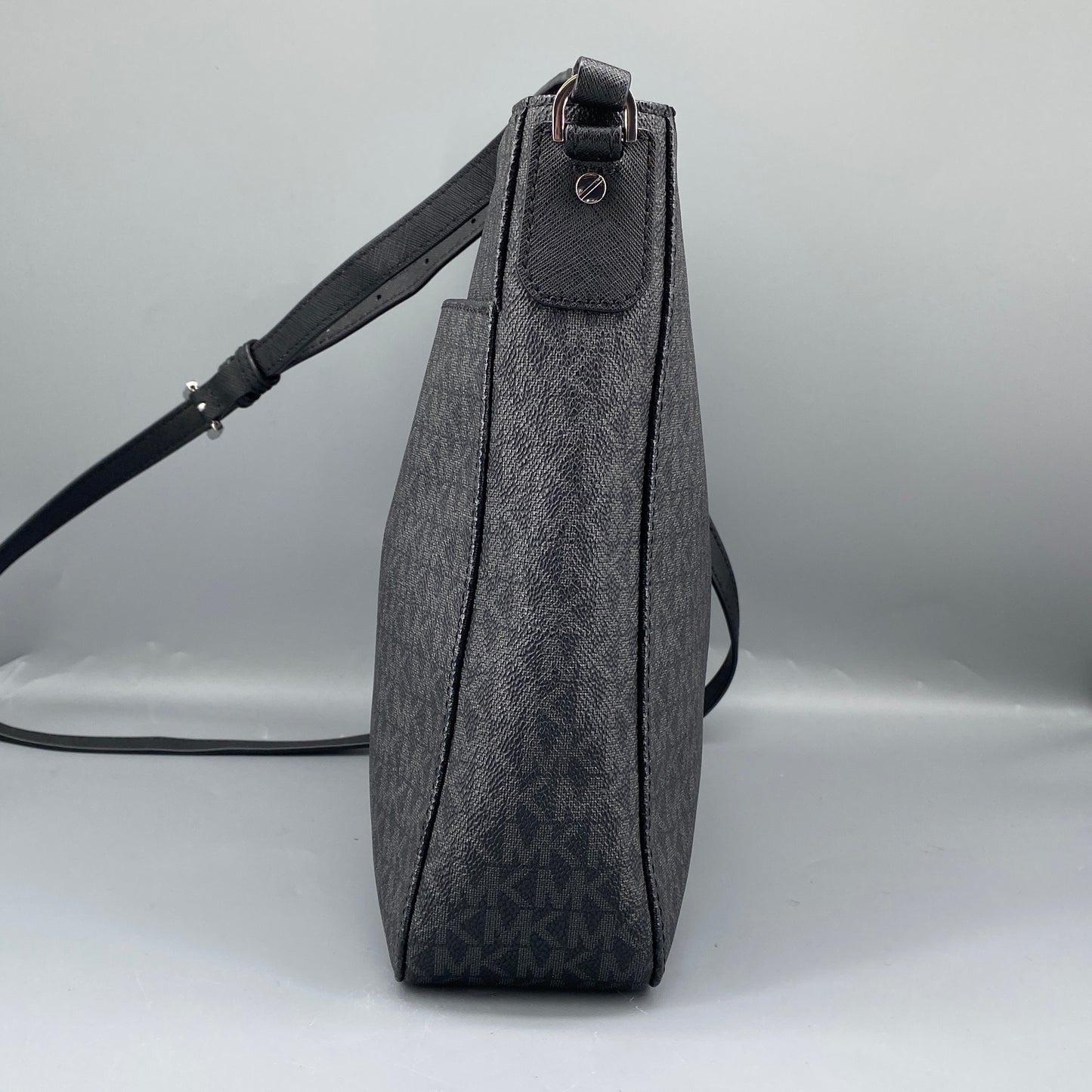 Michael Kors Black Monogram Crossbody Shoulder Bag