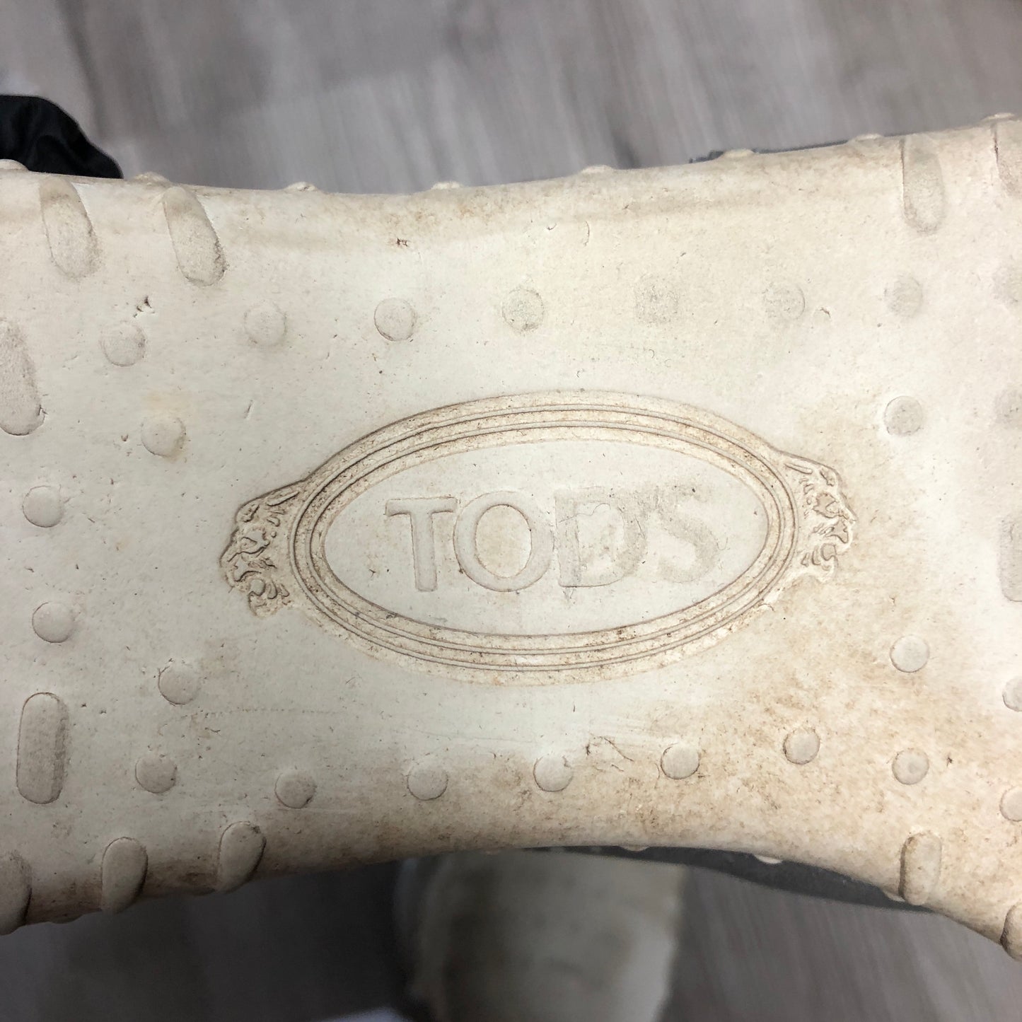 Tod's Women's Silver Leather & Suede Sneakers Size 37.5