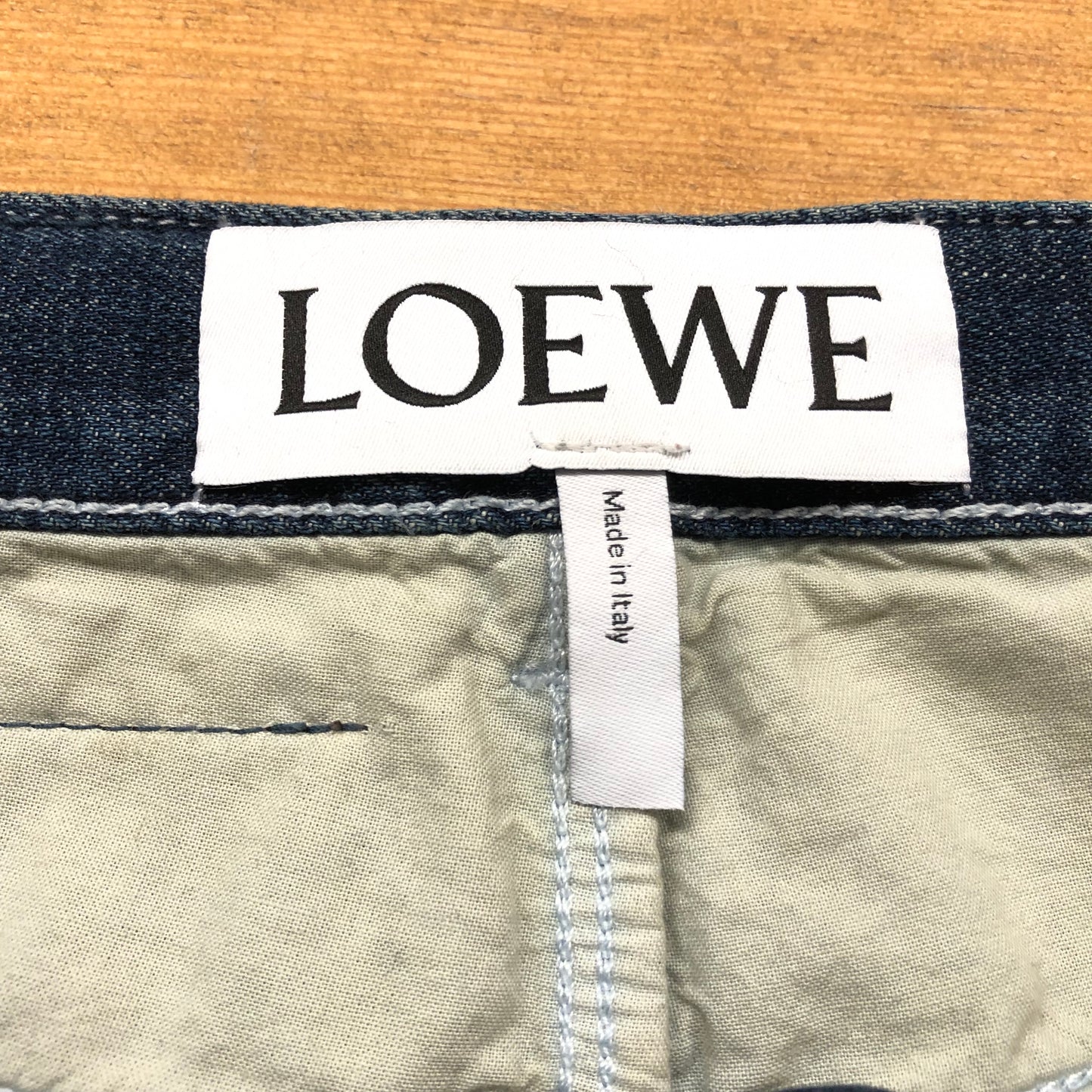 Loewe High-Rise Cropped Denim Jeans