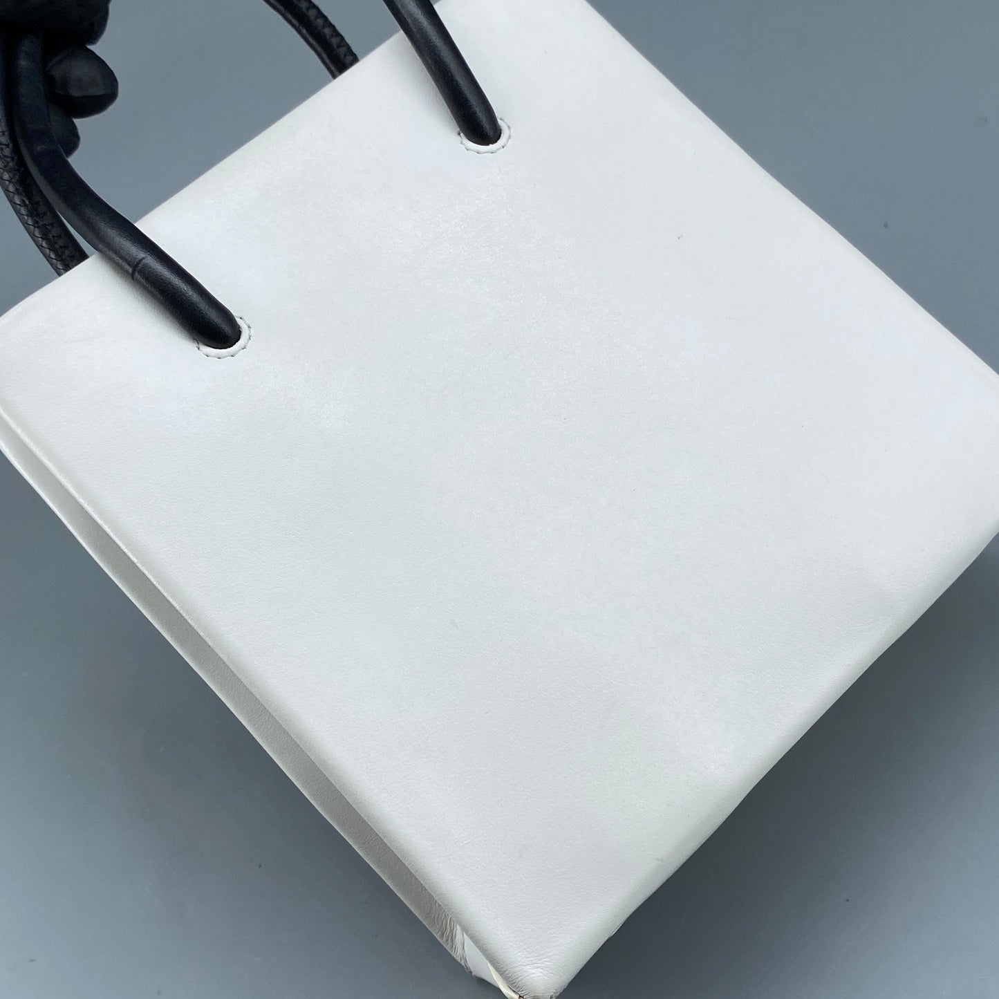 Moschino White Logo Mini Tote Crossbody Bag