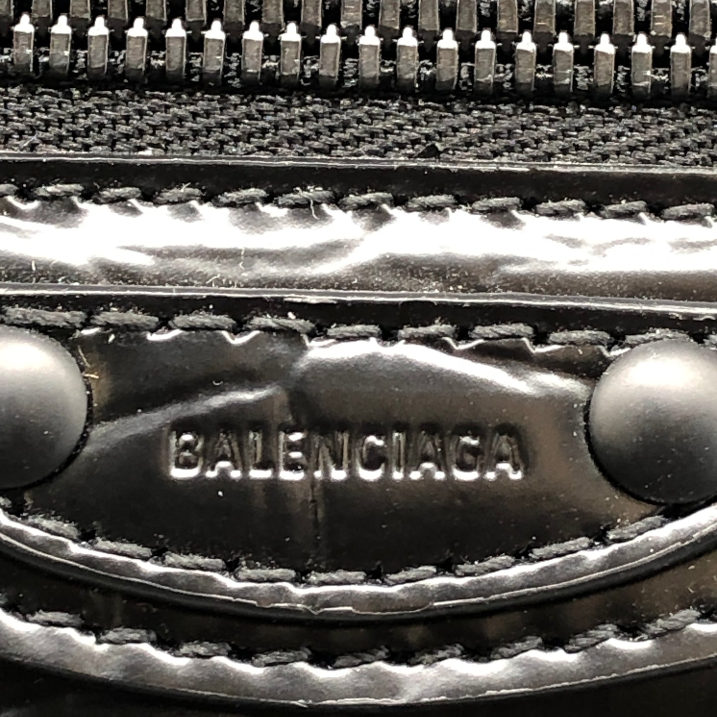 Balenciaga Neo Classic Mini Croc-Embossed Leather Bag
