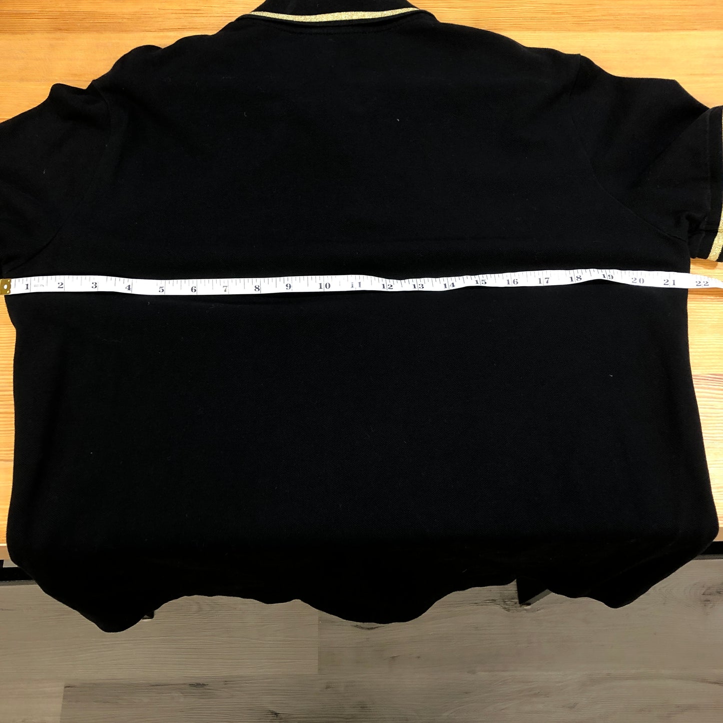 Versace Jeans Couture Logo Polo Shirt Size L Black