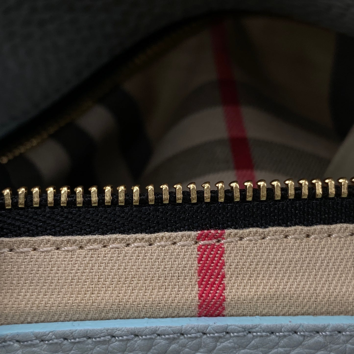 Burberry Mint Green Leather Shoulder Bag