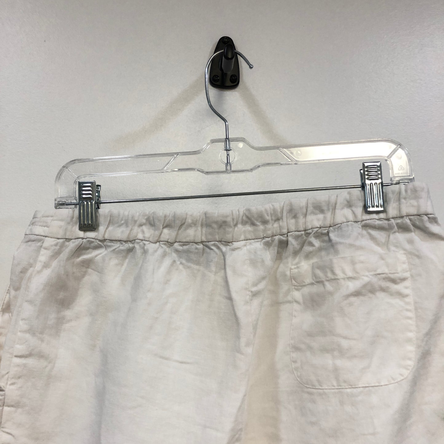 Loro Piana White Linen Shorts Size 44