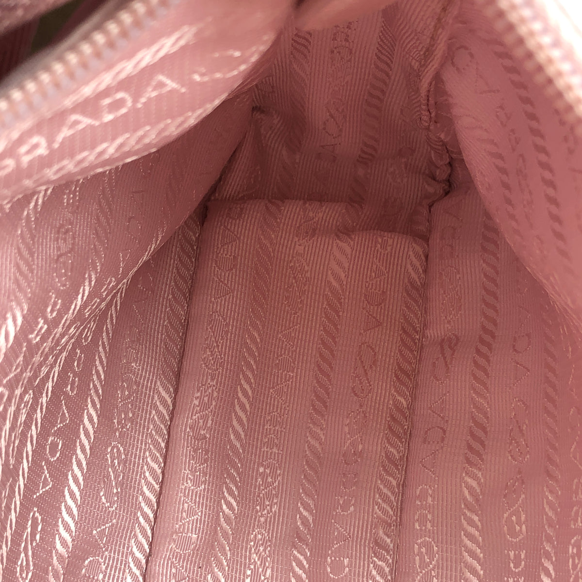 Prada Blush Pink Re‑Nylon Hobo Shoulder Bag