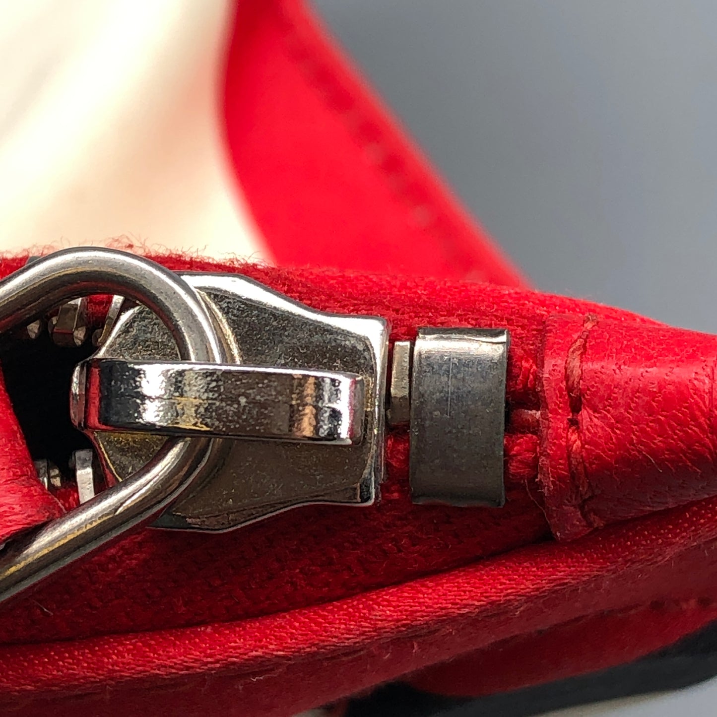 Alexander McQueen De Manta Clutch Red/Cream