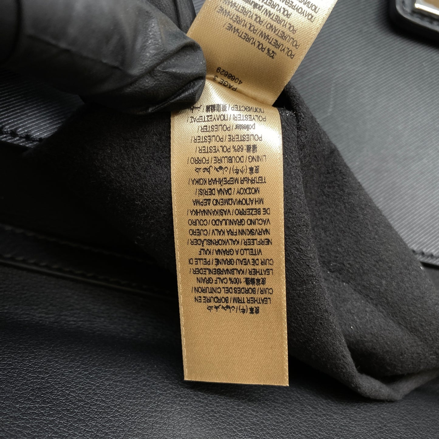 Burberry Black Leather Briefcase