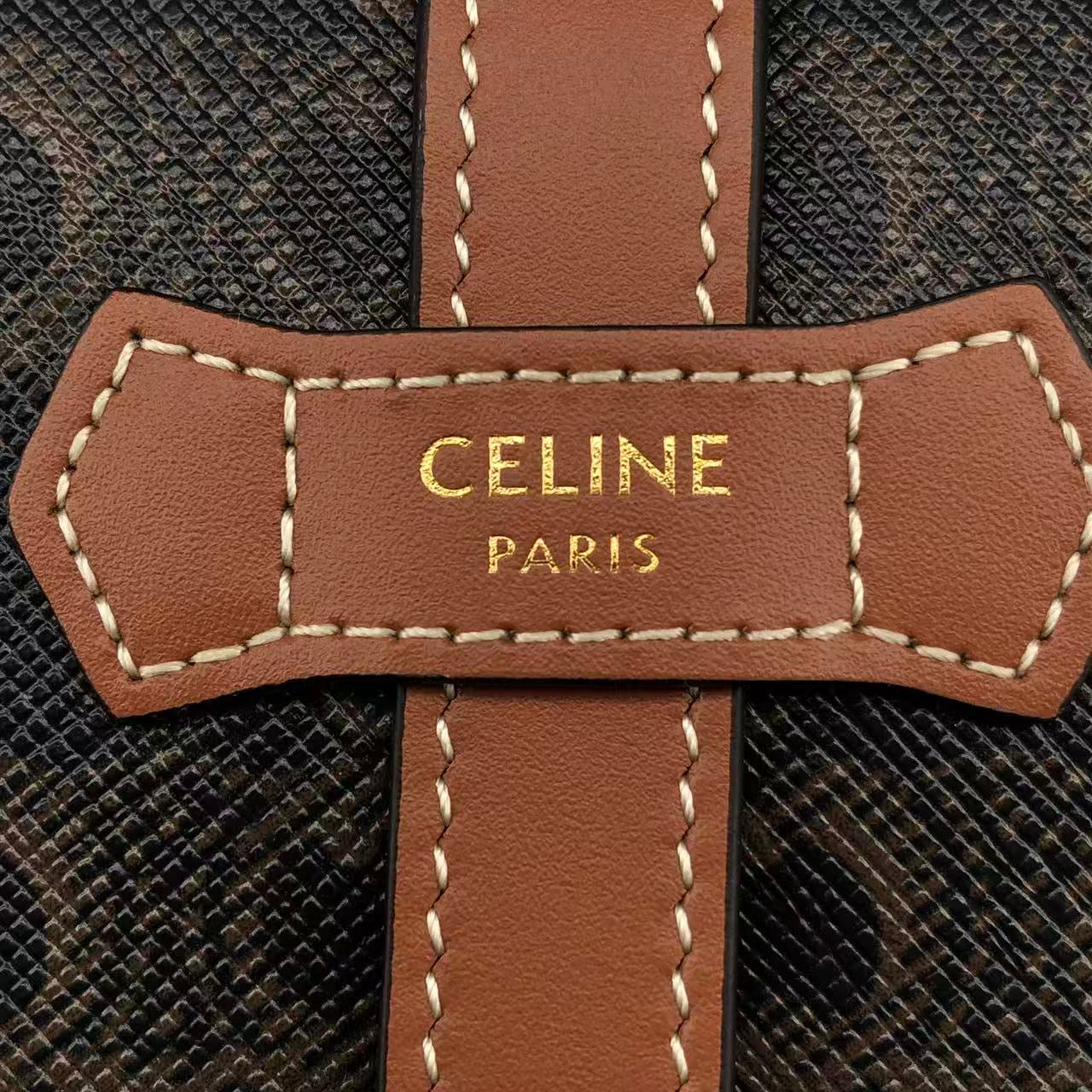 Celine Macadam Canvas Compact Wallet Pouch
