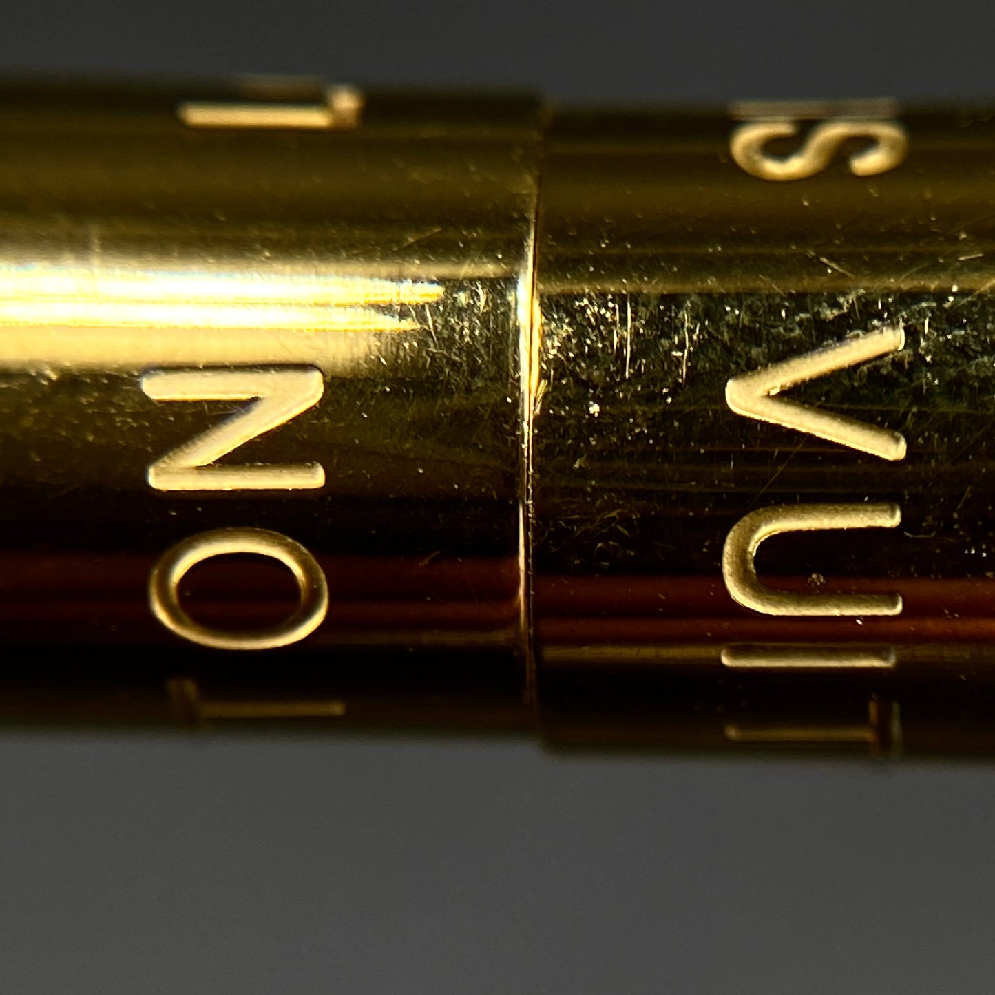 LV Monogram Canvas Gold Hardware Bangle Bracelet