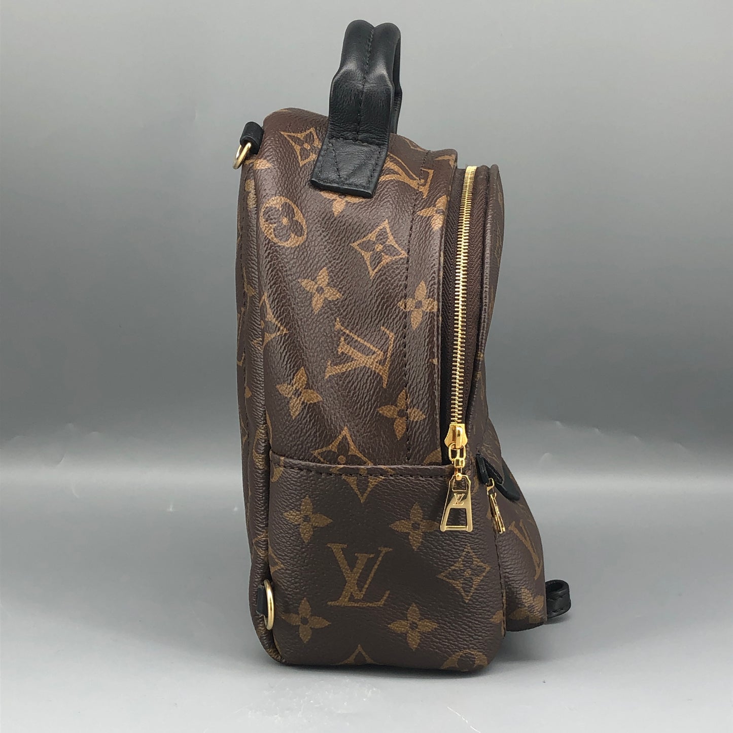 Louis Vuitton Mini Monogram Palm Spring Canvas Backpack Brown