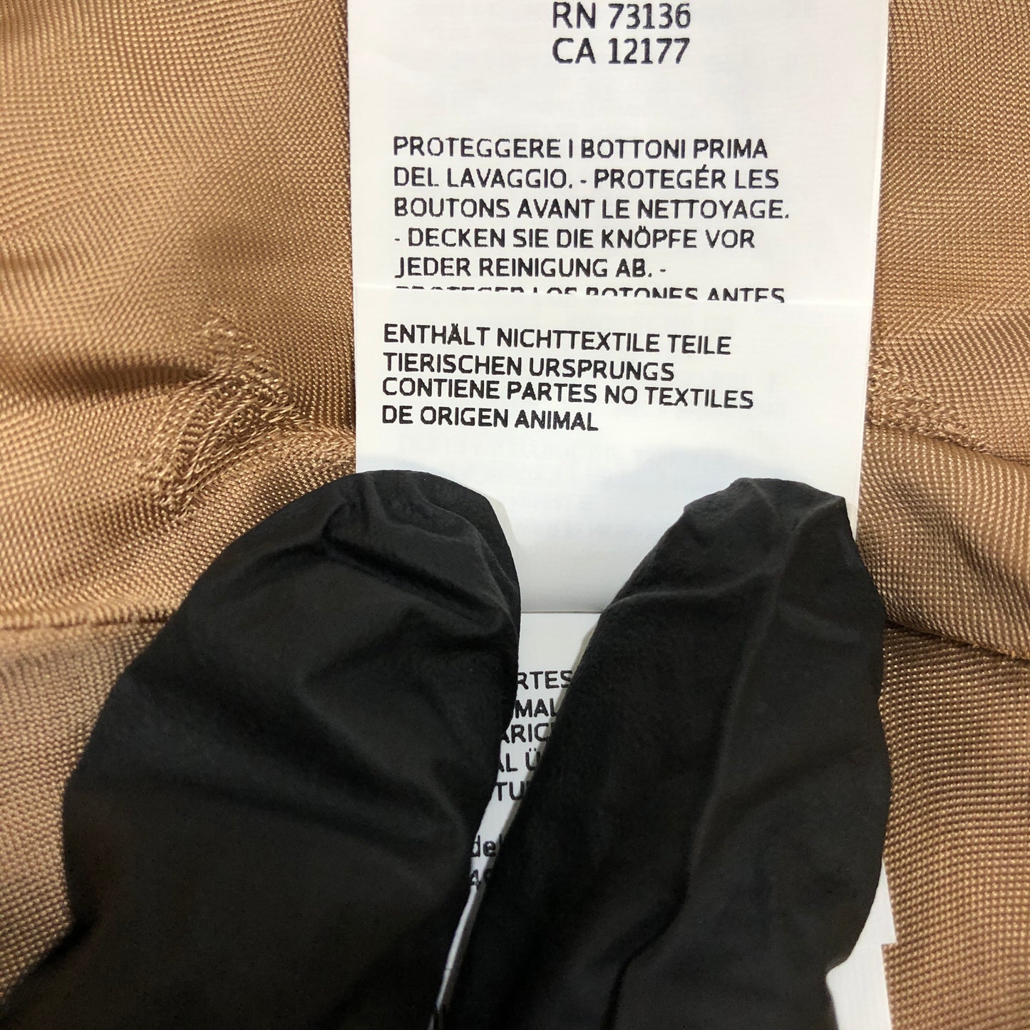 Max Mara Brown Teddy Wool Cape