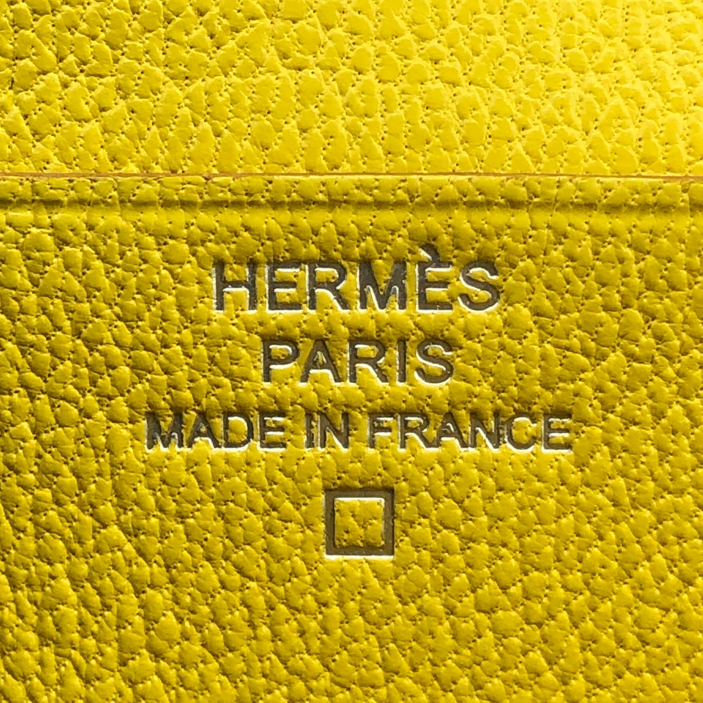 Hermes 2011 Bearn Alligator Long Wallet Yellow