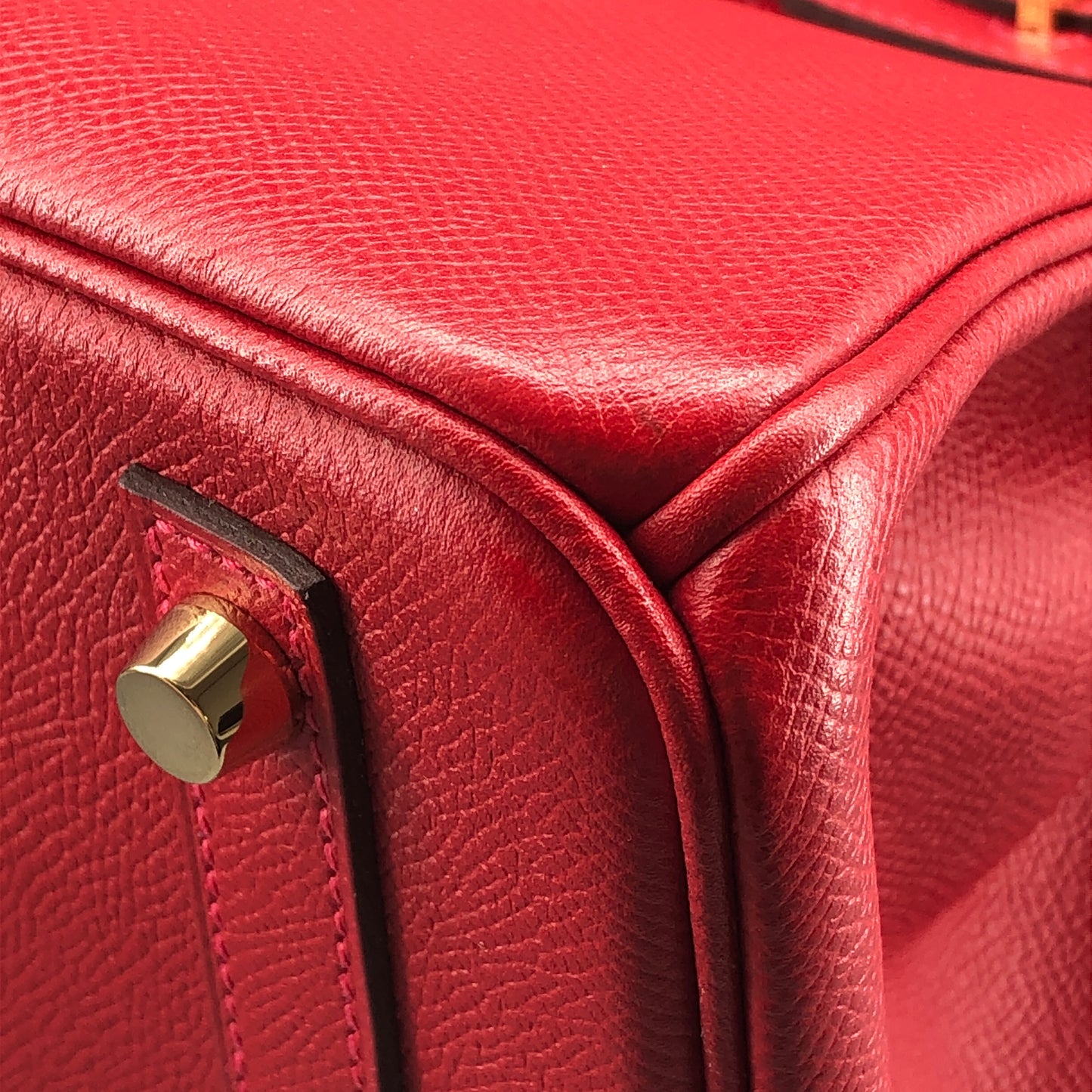 Hermes 2015 Birkin 30  Handbag  Red