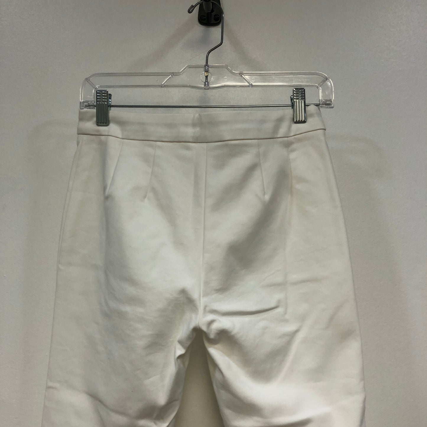 MaxMara Shine!  White Cropped Slim Trousers Size US 4