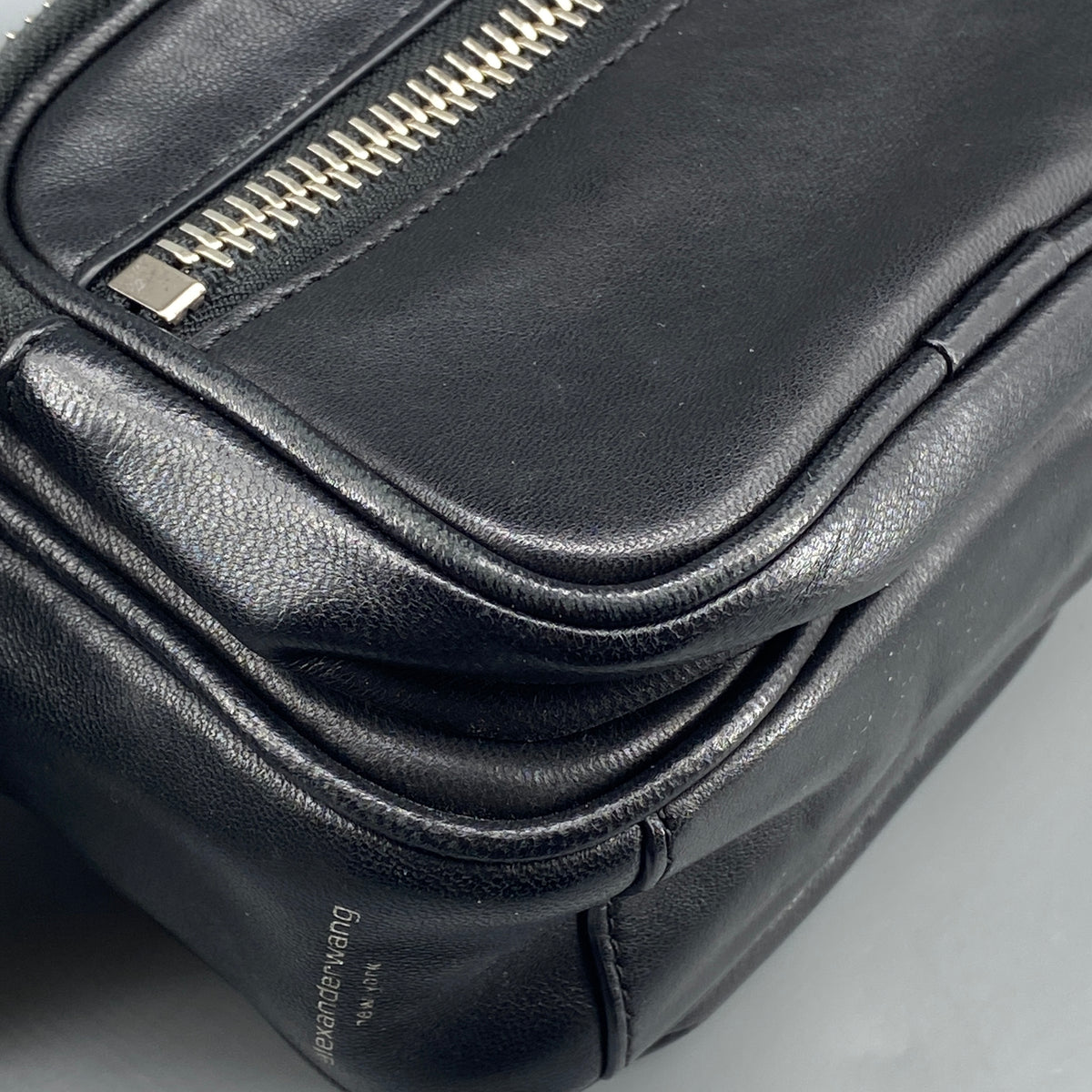 Alexander Wang Mini Camera Crossbody Bag Black Leather
