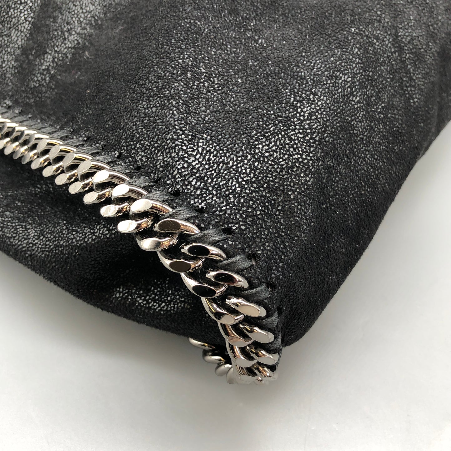 Stella McCartney Falabella Black Chain Shoulder Bag