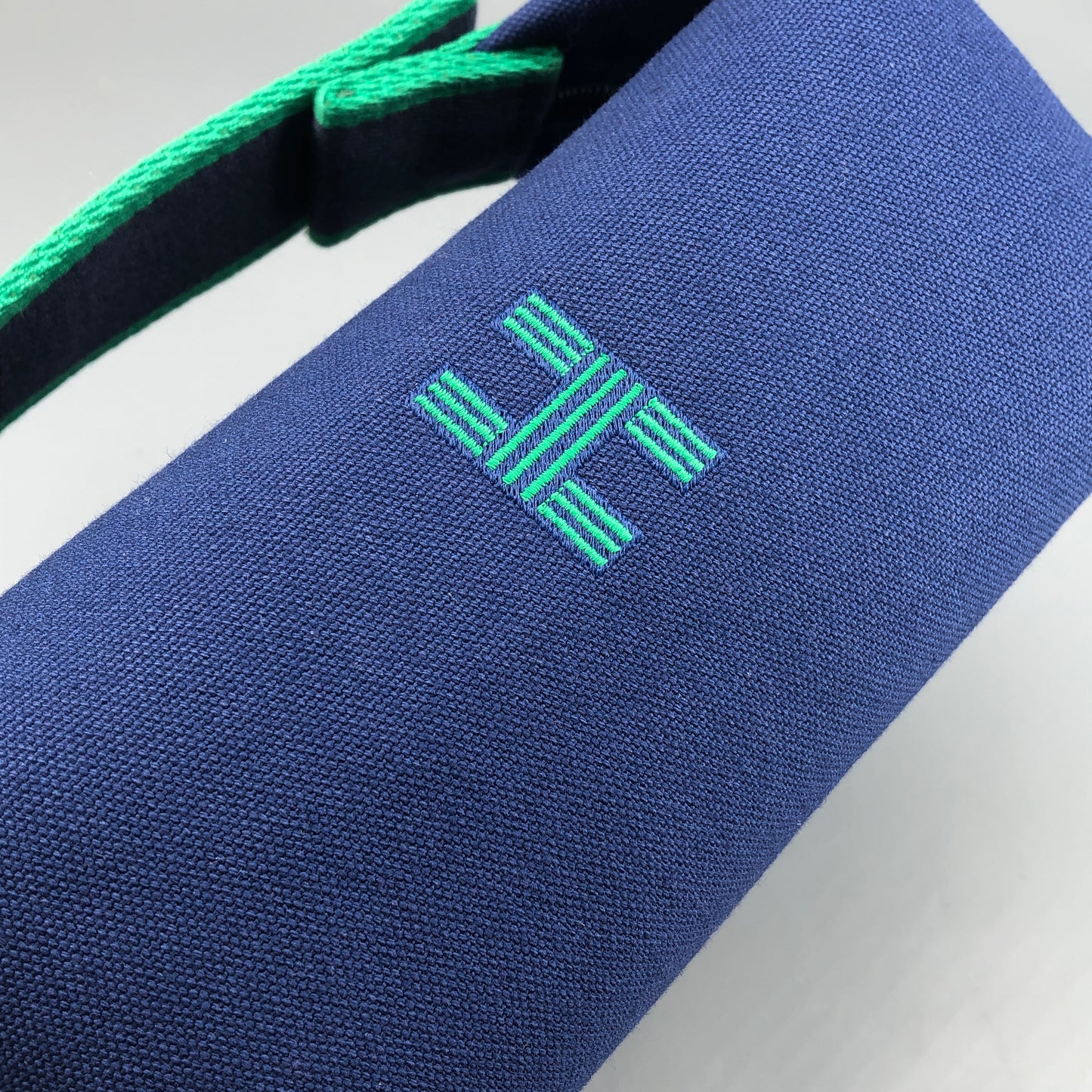 Hermes Blue/Green Cotton Canvas Small Bride-A-Brac Case