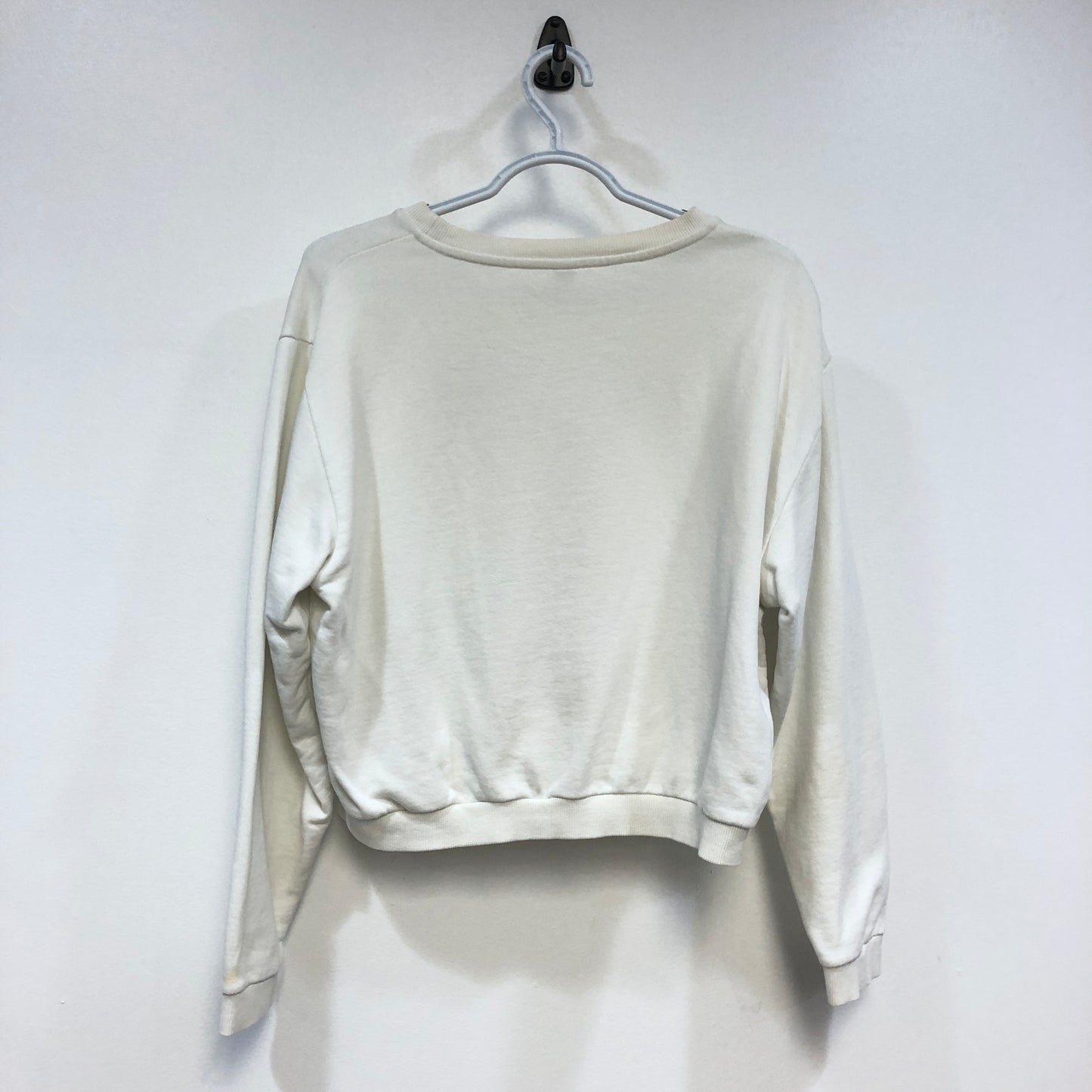 Moschino Teddy Bear Logo Sweatshirt Size US S White