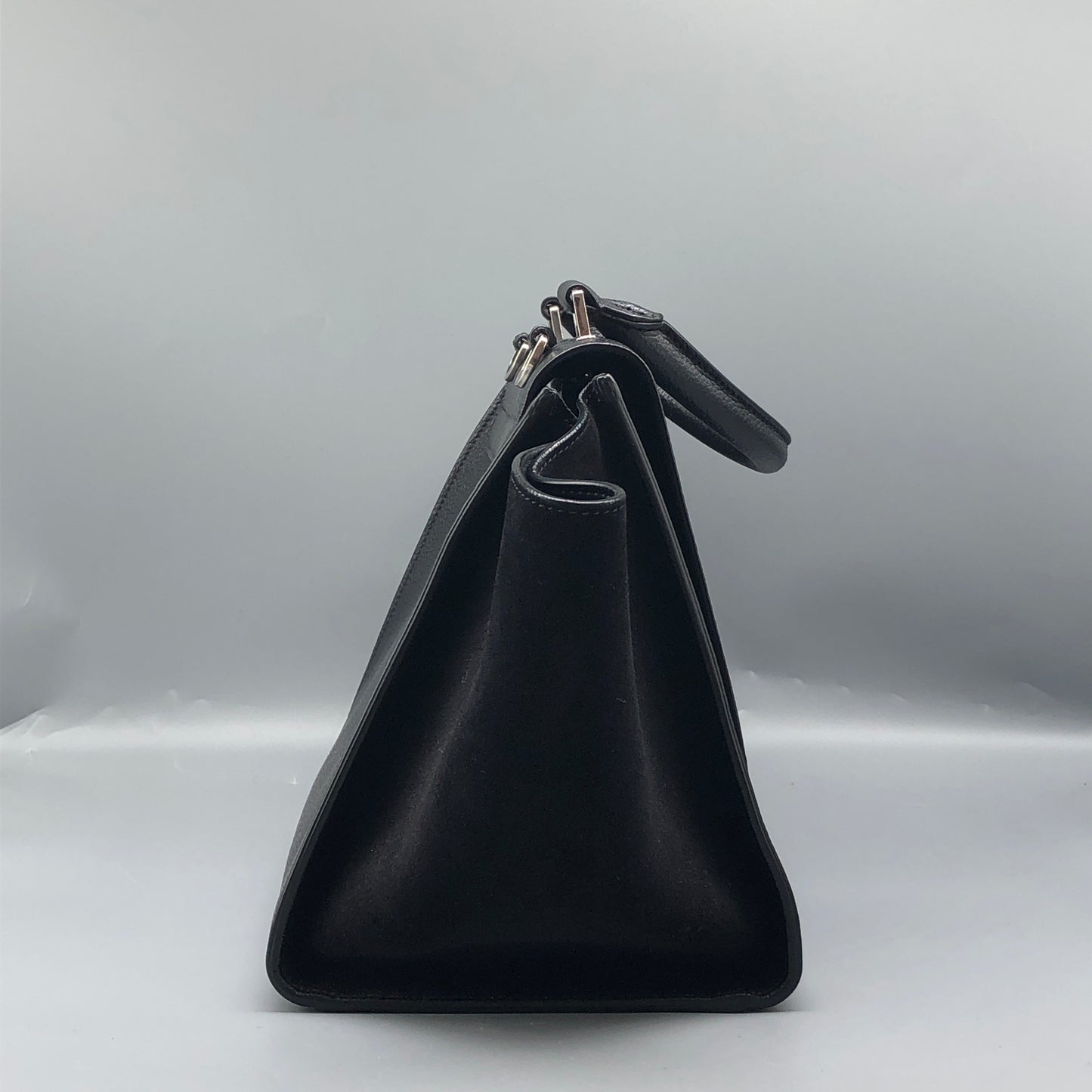 Celine Trapeze Top Handle Bag Black